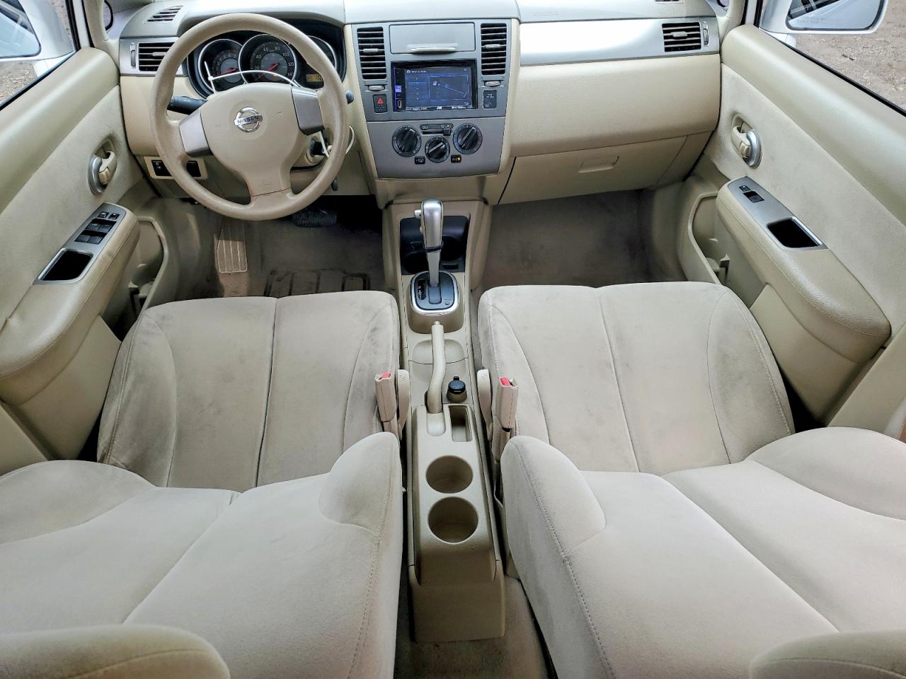 2007 Nissan Versa 1.8 S White vin: 3N1BC13EX7L385158