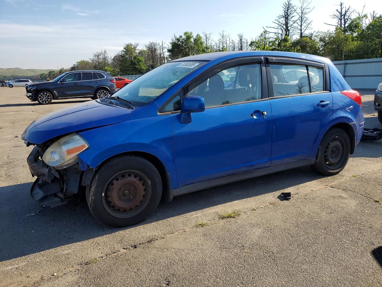 2007 Nissan Versa S/sl Blue vin: 3N1BC13EX7L393521