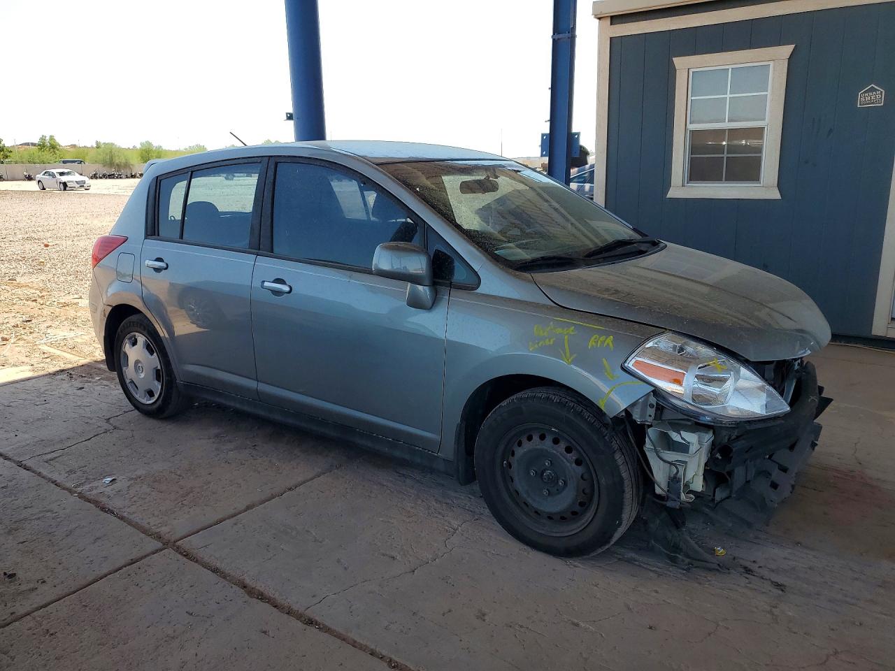 2008 Nissan Versa 1.8 S Gray vin: 3N1BC13EX8L377658