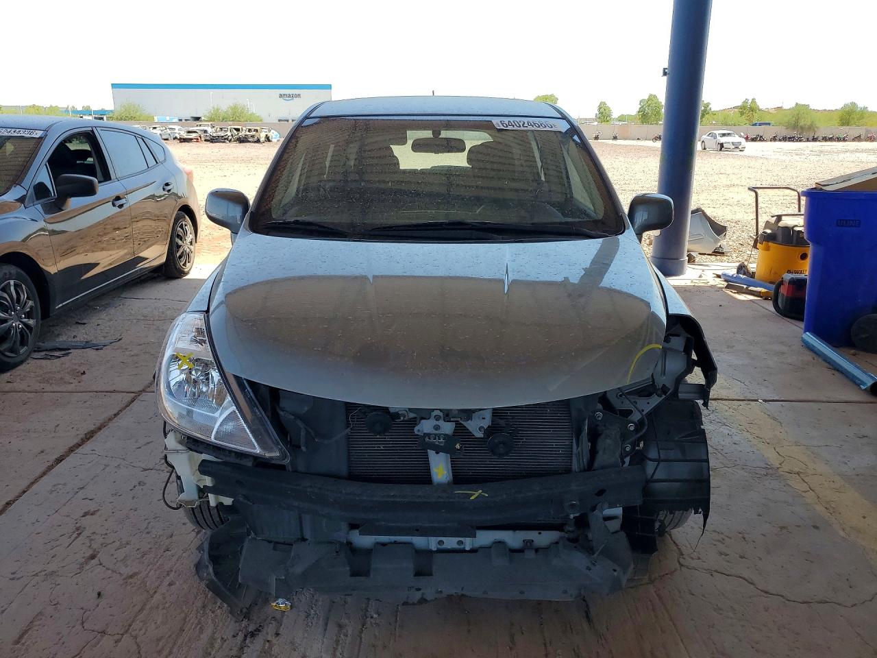 2008 Nissan Versa 1.8 S Gray vin: 3N1BC13EX8L377658