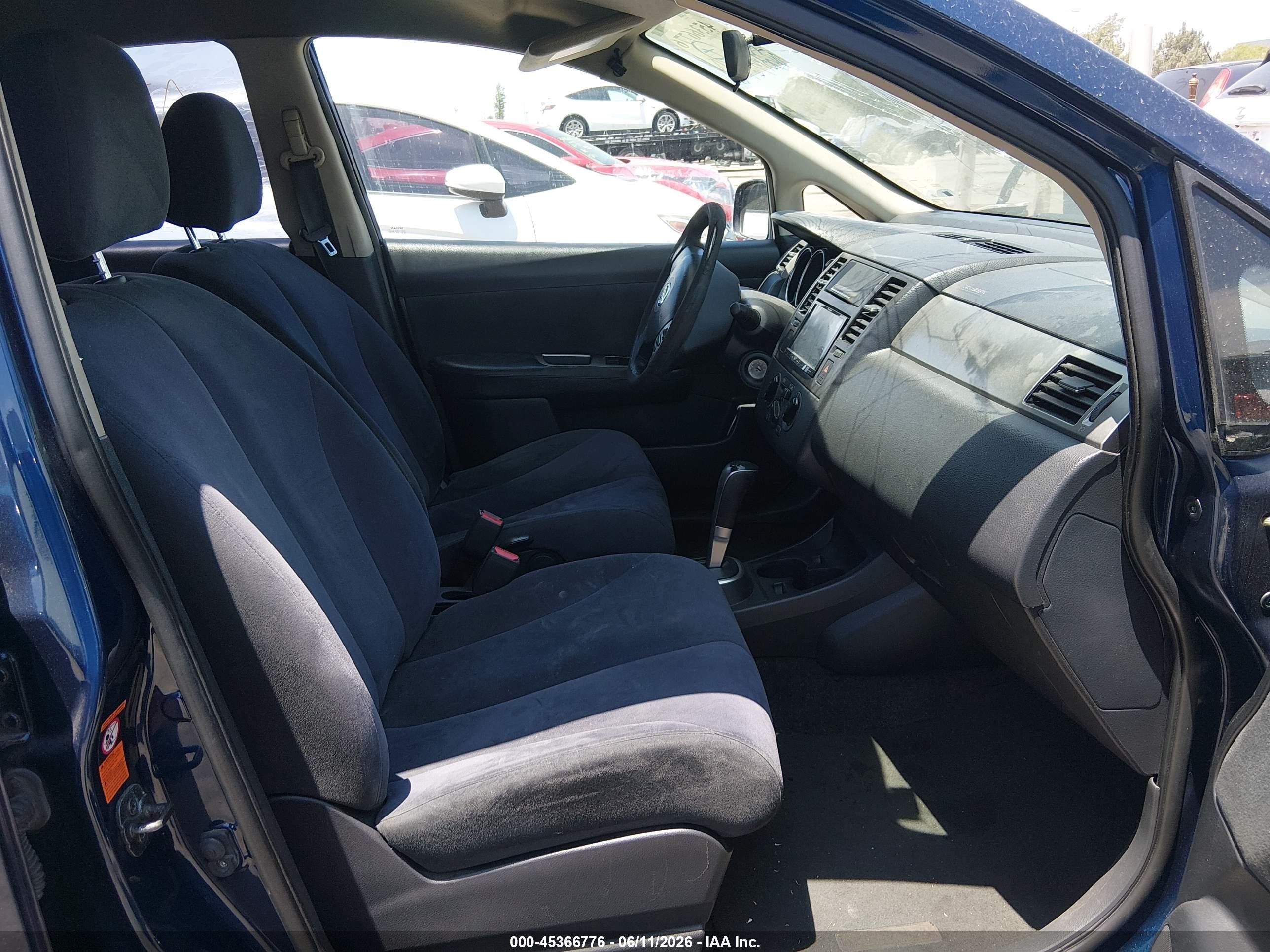 2008 Nissan Versa 1.8s Dark Blue vin: 3N1BC13EX8L386540
