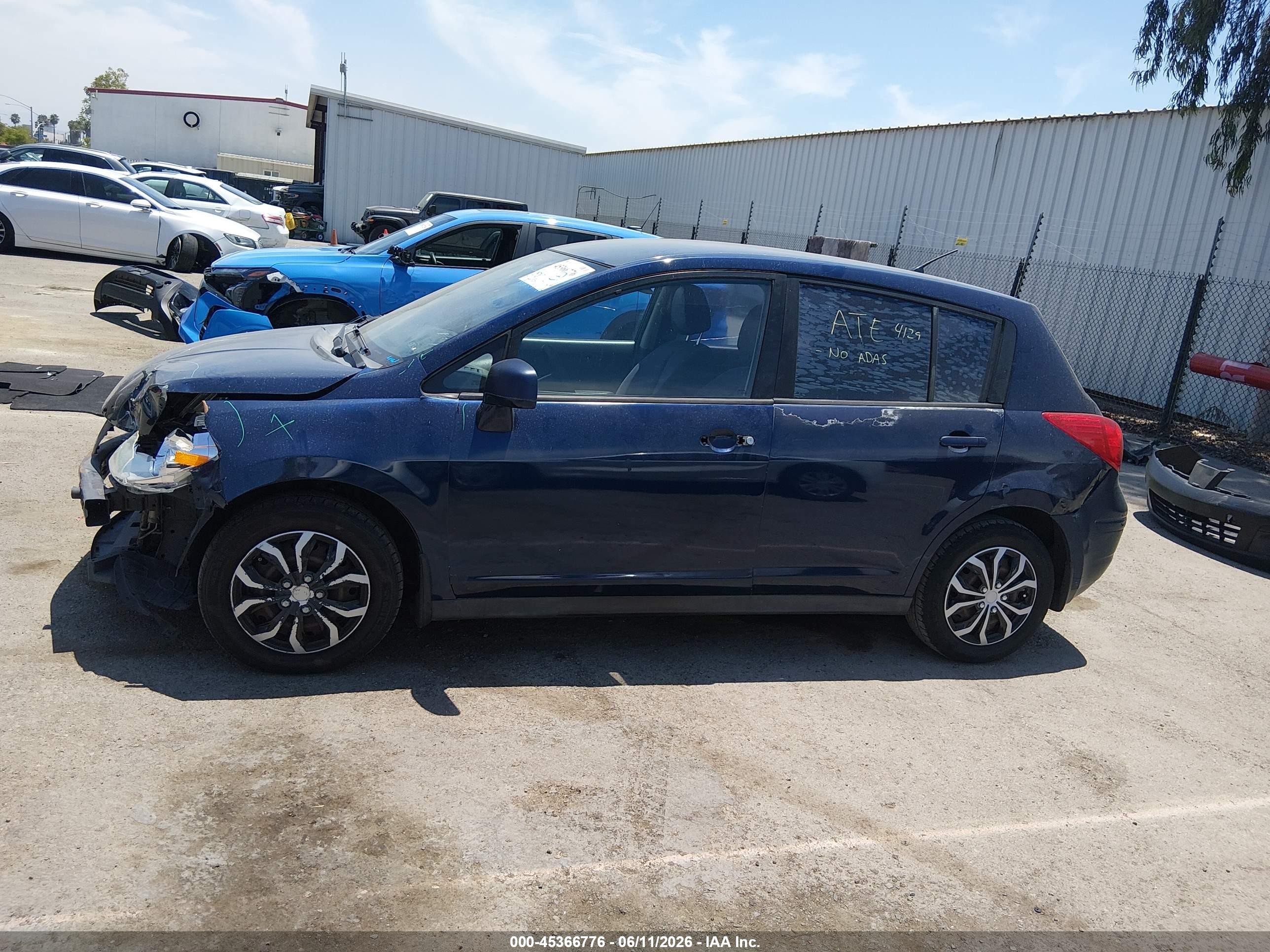 2008 Nissan Versa 1.8s Dark Blue vin: 3N1BC13EX8L386540
