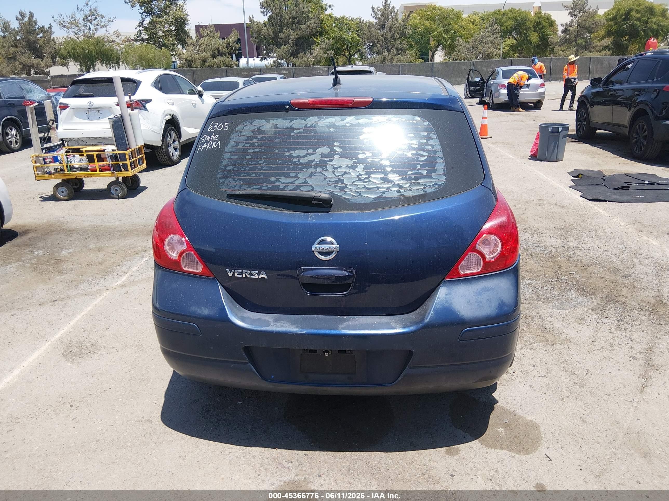 2008 Nissan Versa 1.8s Dark Blue vin: 3N1BC13EX8L386540