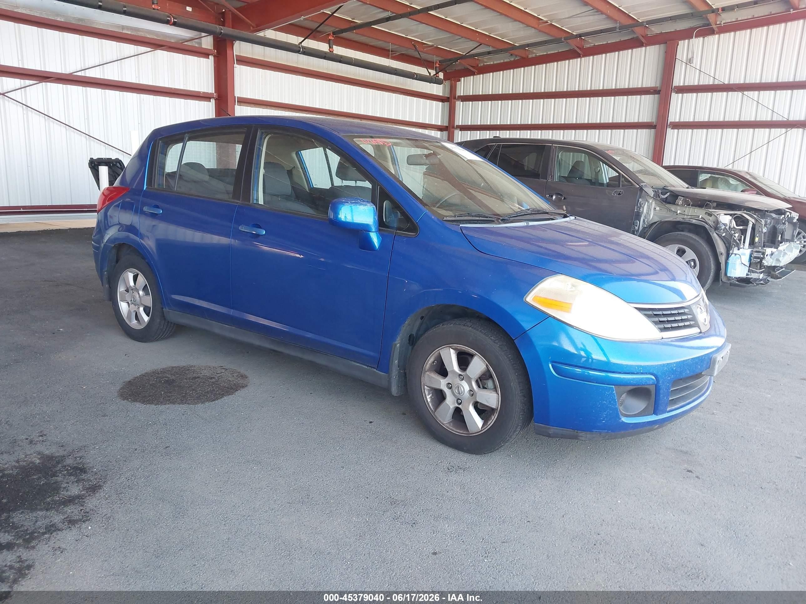 2008 Nissan Versa 1.8 Sl Blue vin: 3N1BC13EX8L390636