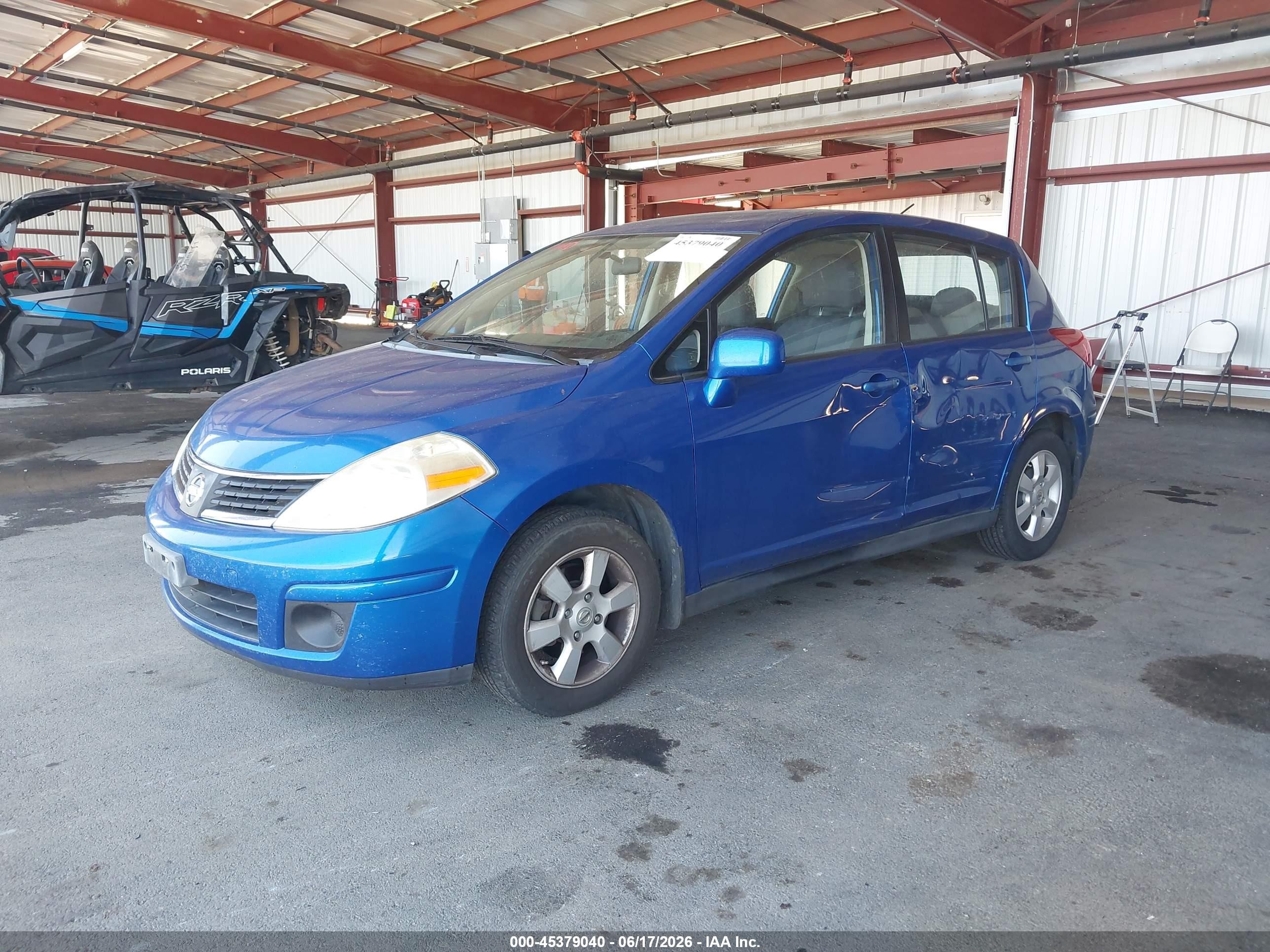 2008 Nissan Versa 1.8 Sl Blue vin: 3N1BC13EX8L390636