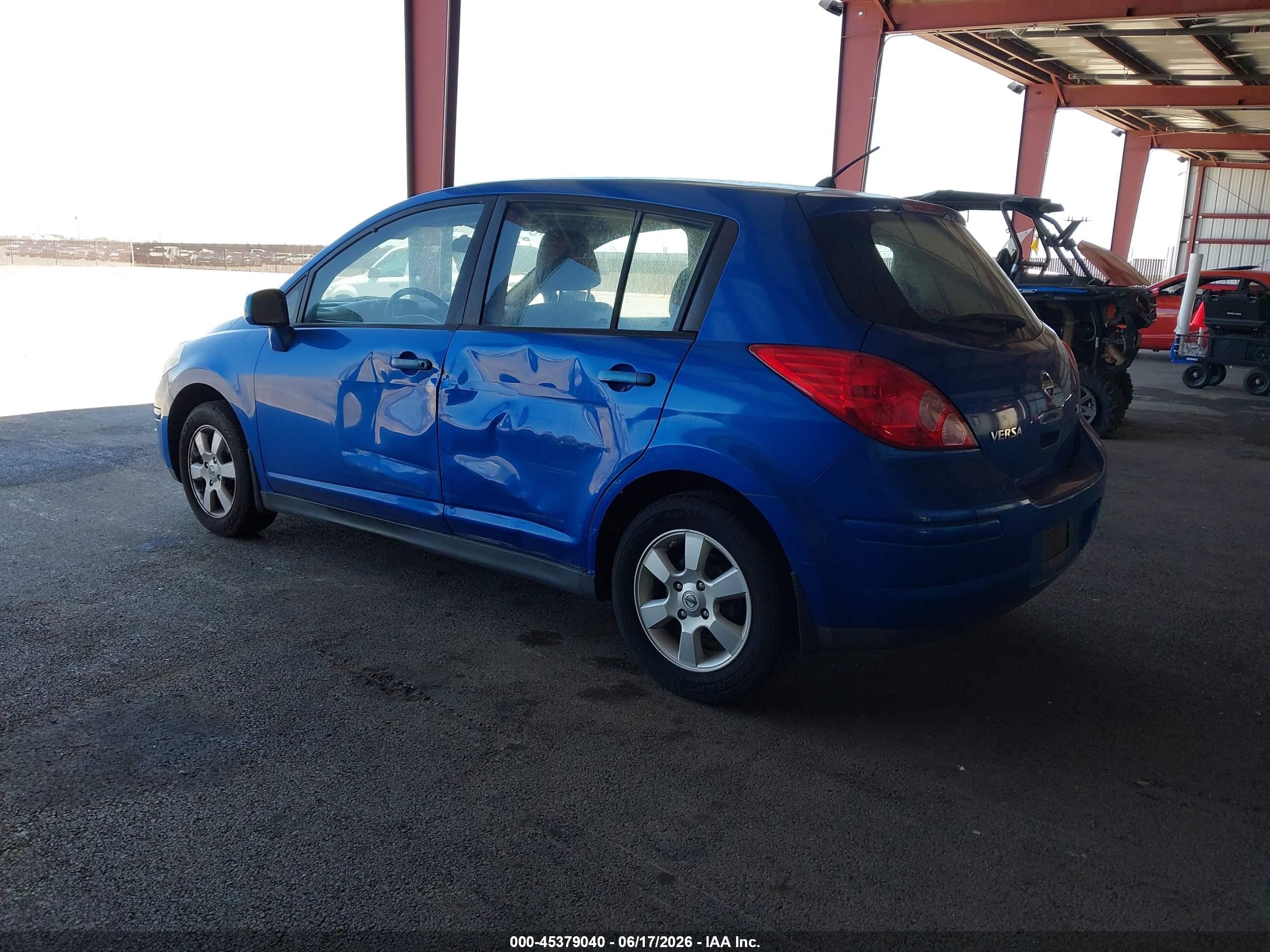2008 Nissan Versa 1.8 Sl Blue vin: 3N1BC13EX8L390636