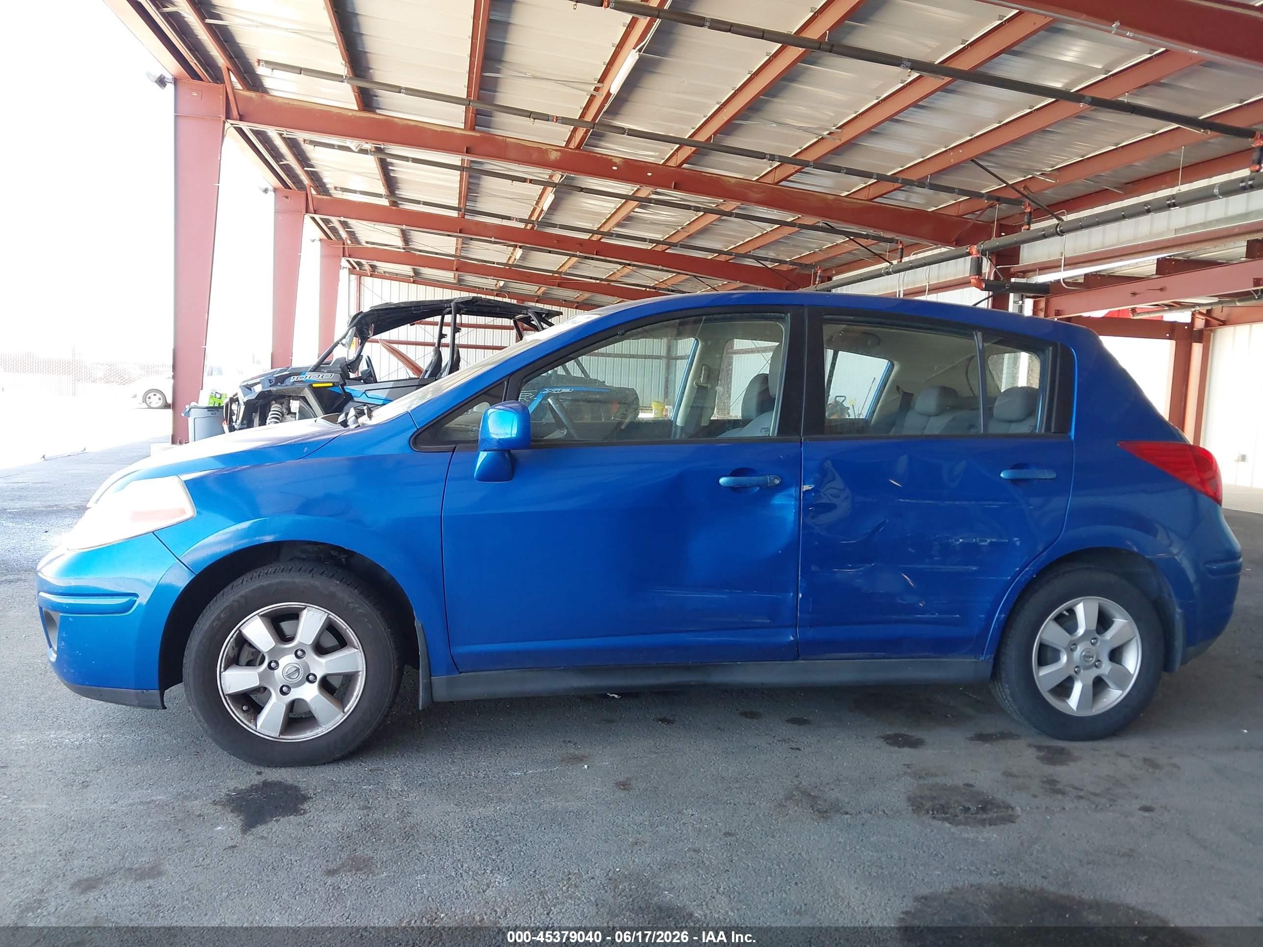 2008 Nissan Versa 1.8 Sl Blue vin: 3N1BC13EX8L390636