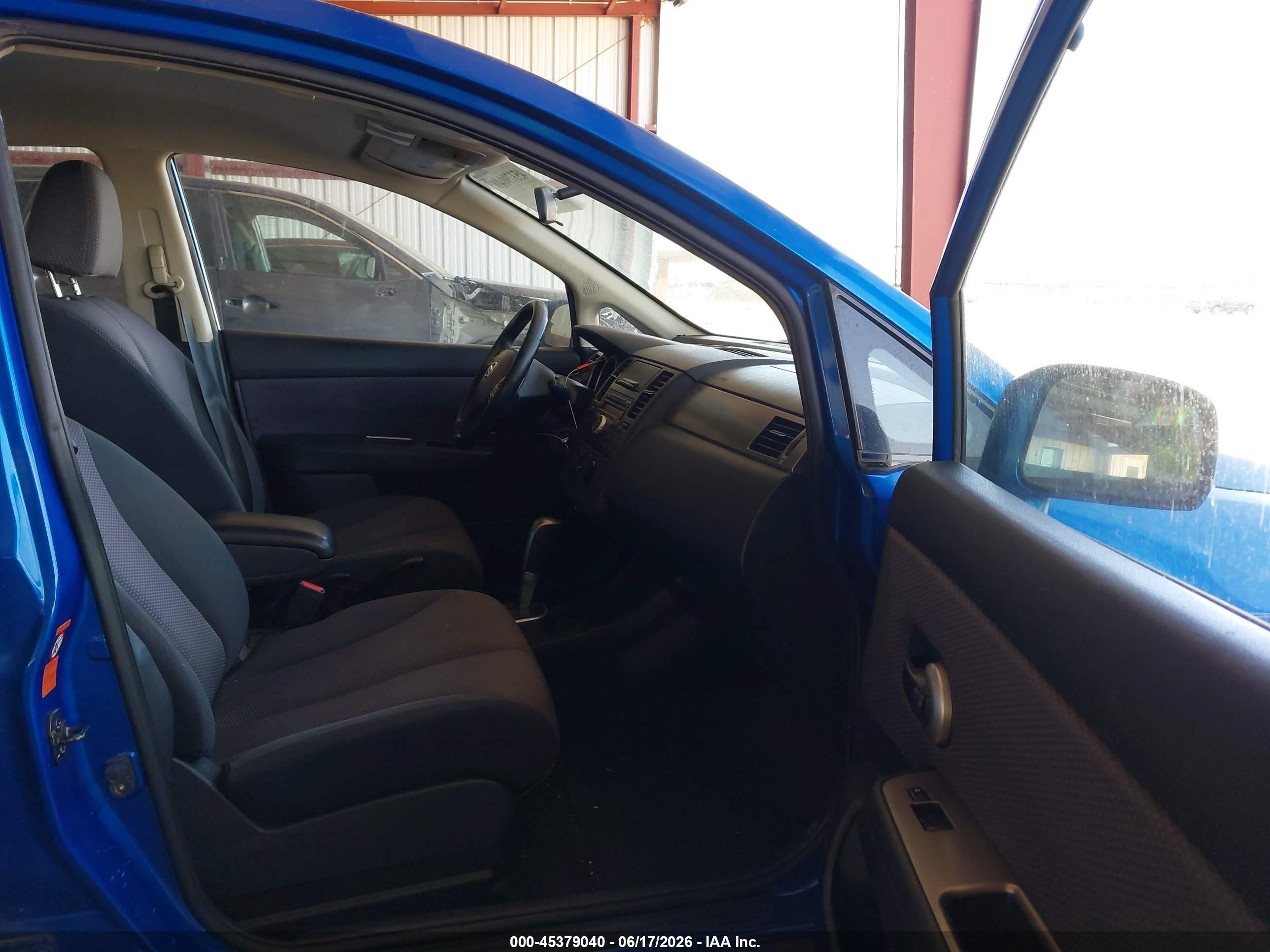 2008 Nissan Versa 1.8 Sl Blue vin: 3N1BC13EX8L390636