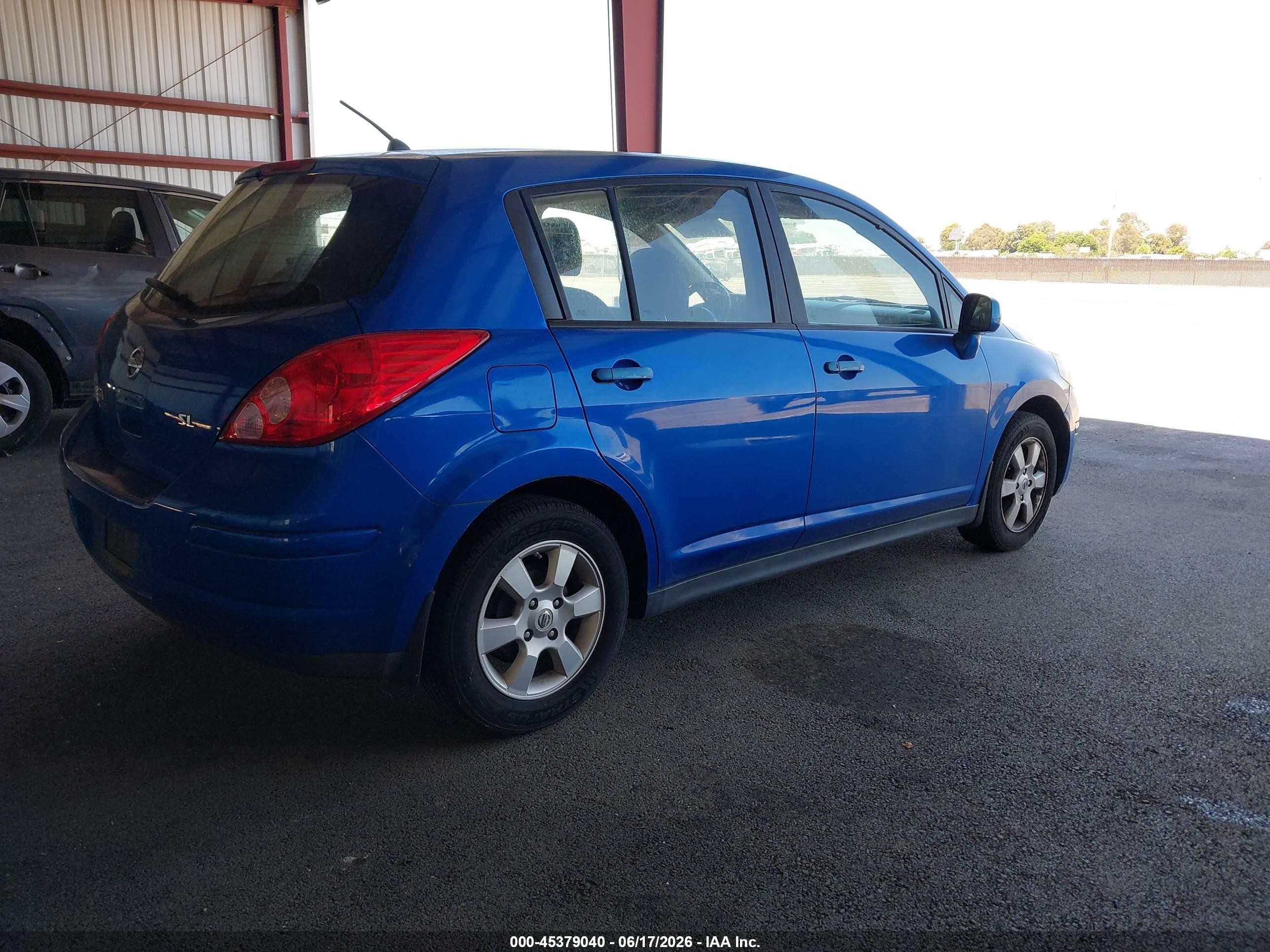 2008 Nissan Versa 1.8 Sl Blue vin: 3N1BC13EX8L390636
