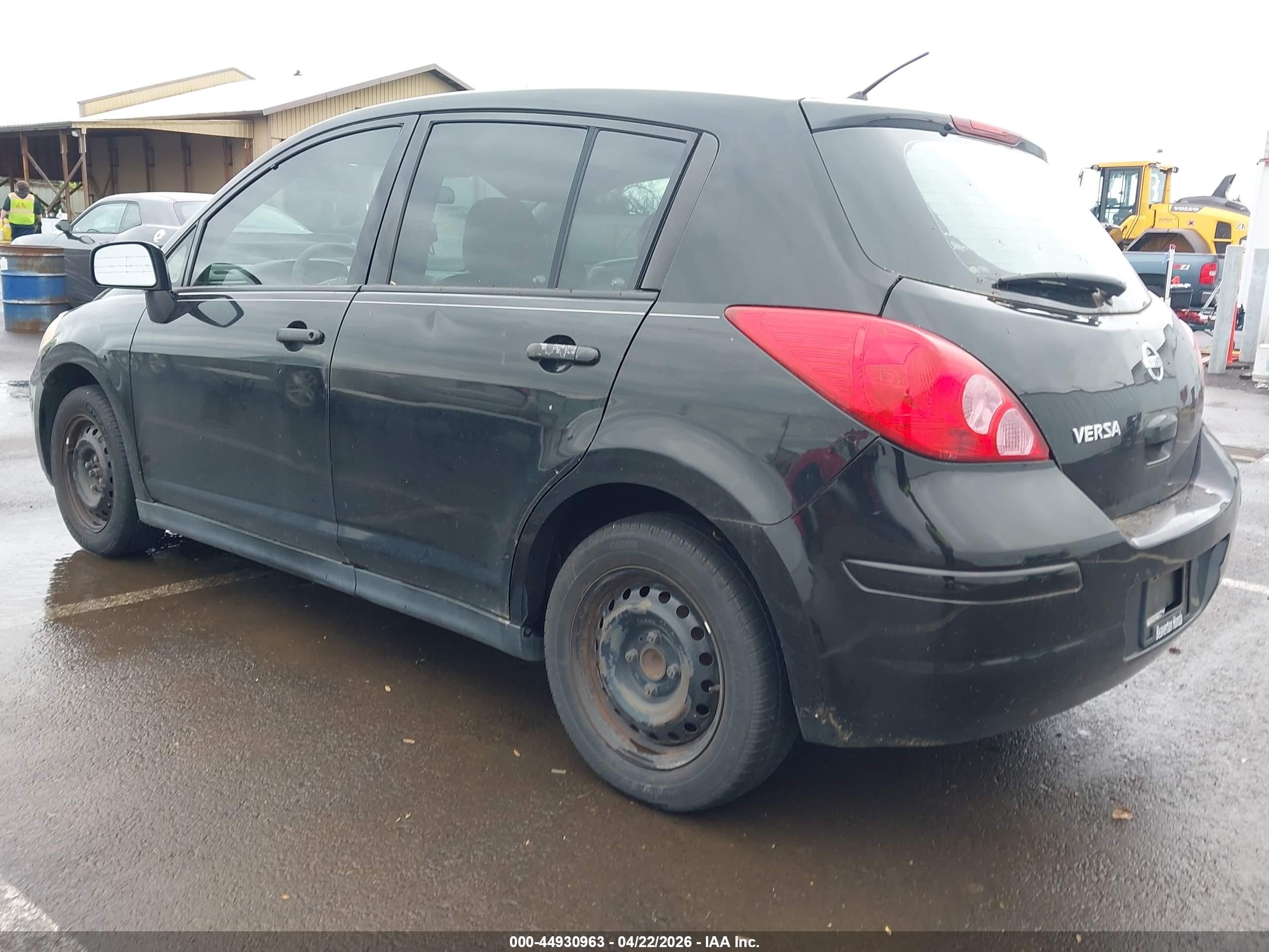 2009 Nissan Versa 1.8s Черный vin: 3N1BC13EX9L385194