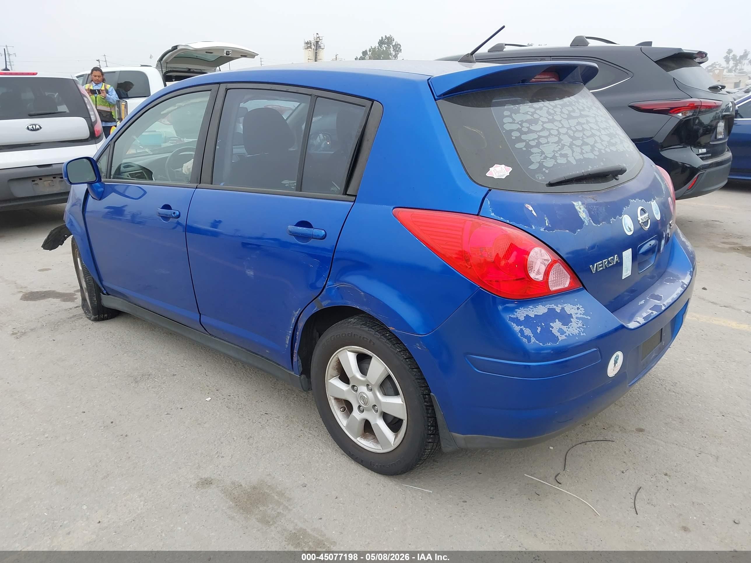 2009 Nissan Versa 1.8sl Blue vin: 3N1BC13EX9L405444