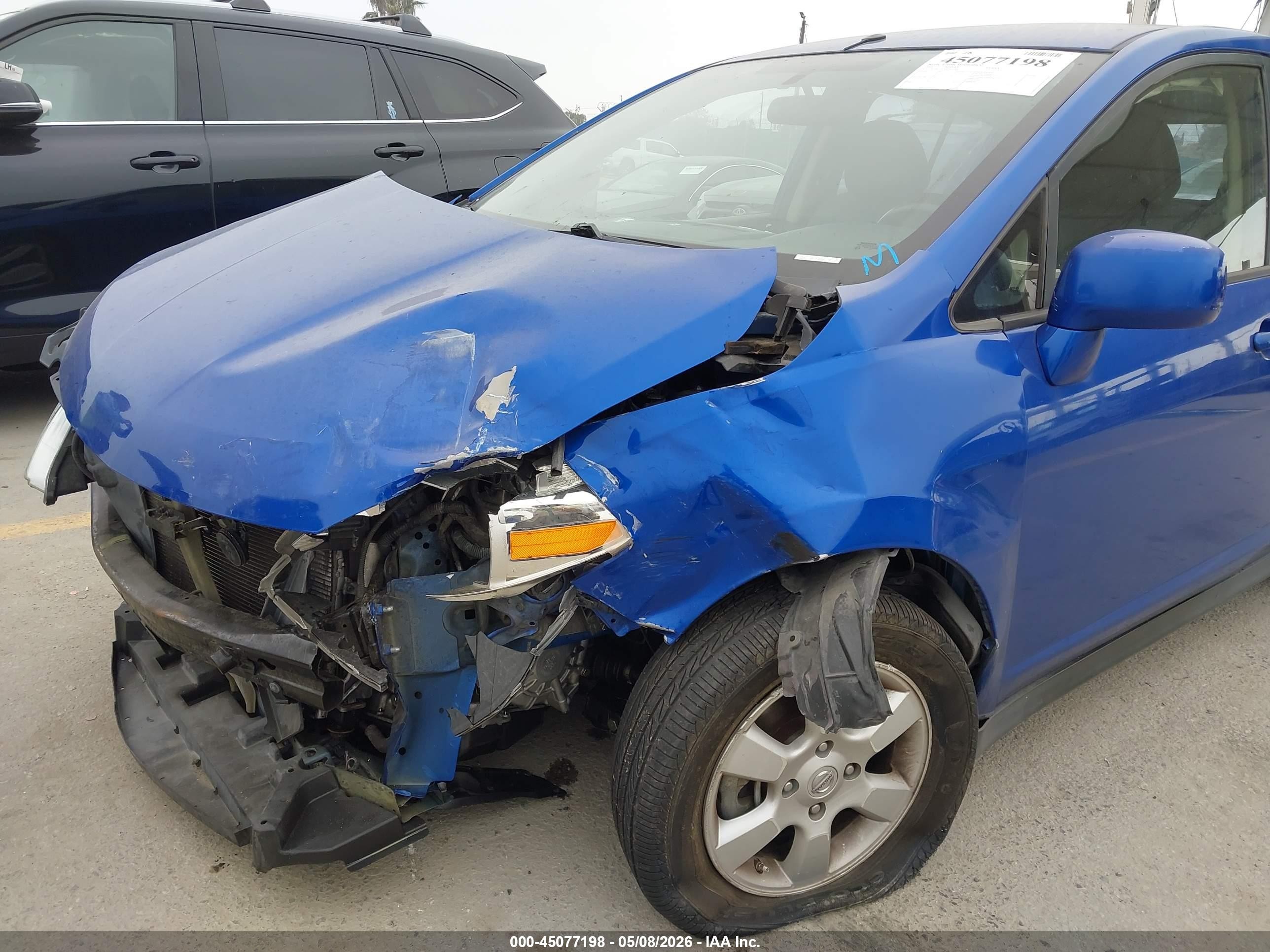 2009 Nissan Versa 1.8sl Blue vin: 3N1BC13EX9L405444