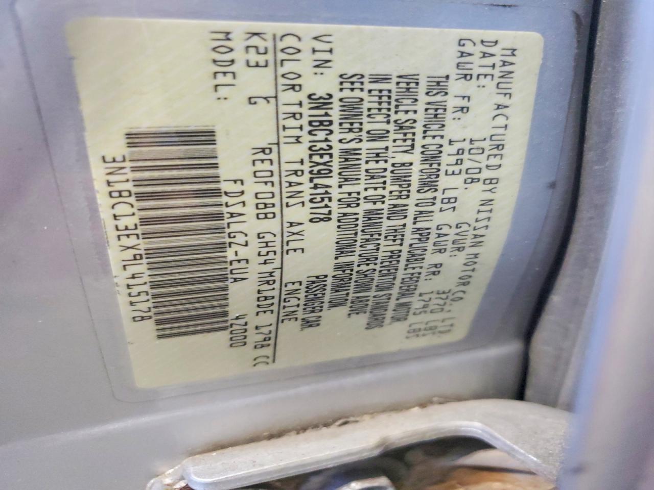 2009 Nissan Versa 1.8 S Gray vin: 3N1BC13EX9L415178