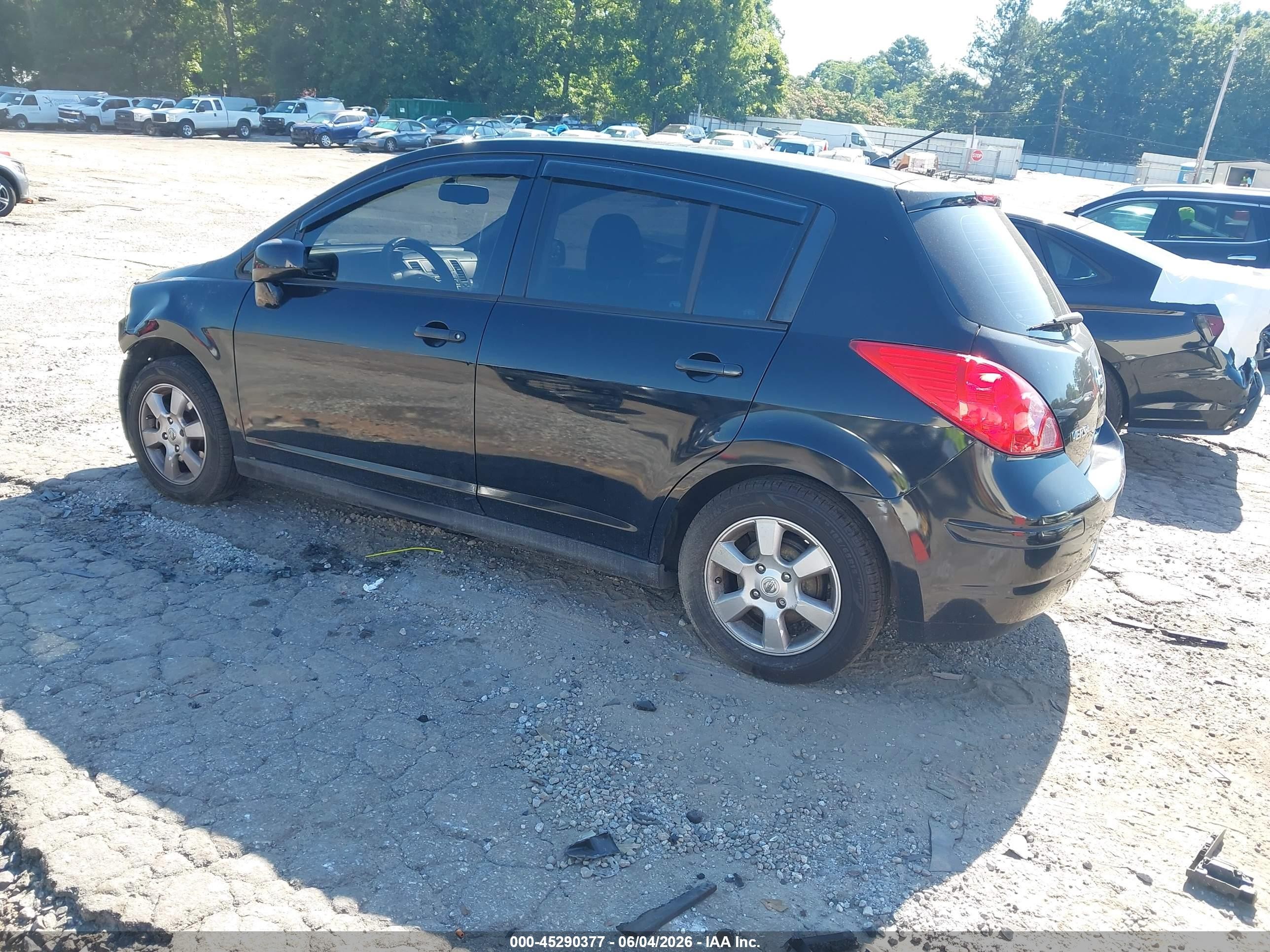2009 Nissan Versa 1.8sl Black vin: 3N1BC13EX9L420381