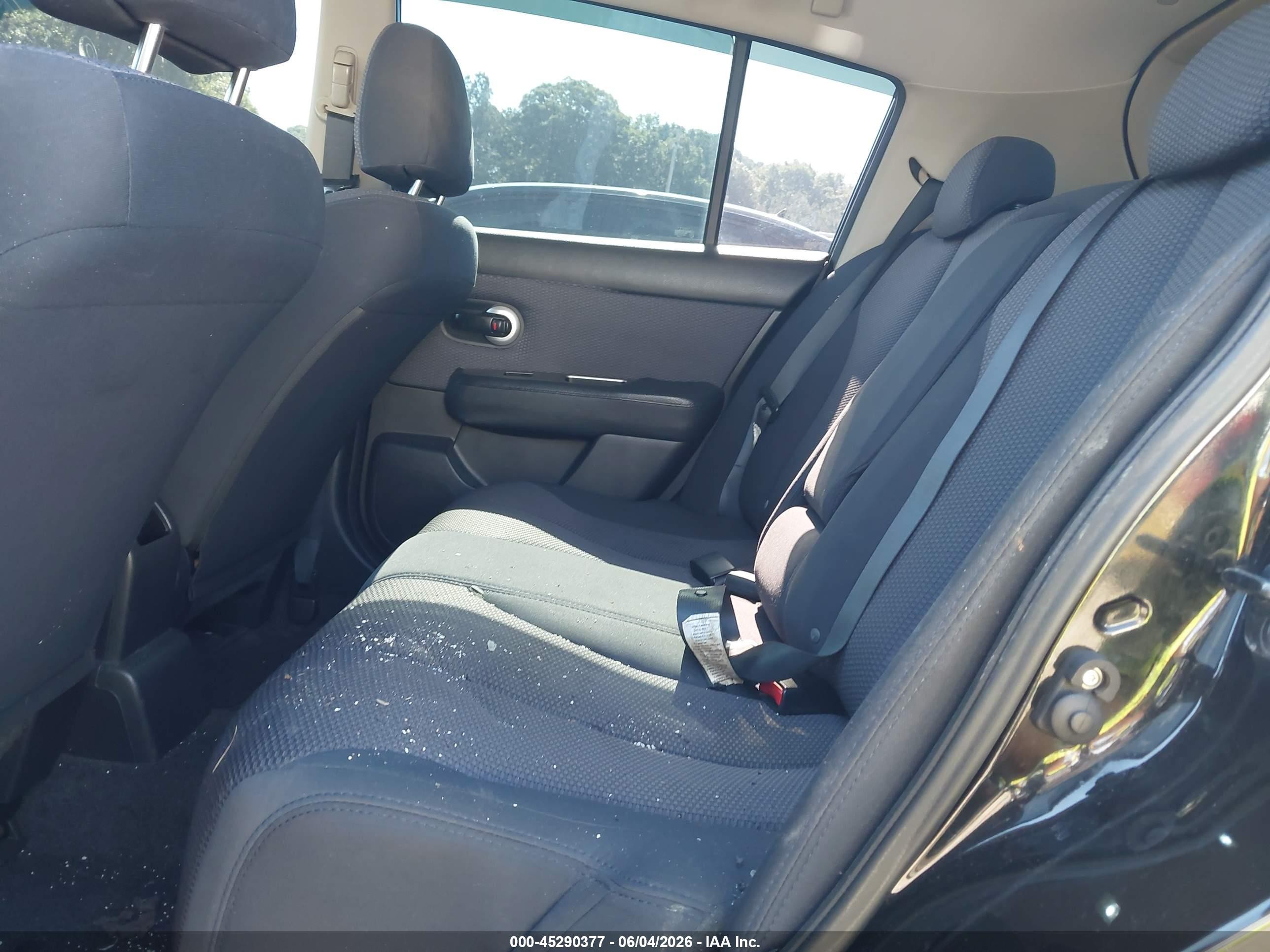 2009 Nissan Versa 1.8sl Black vin: 3N1BC13EX9L420381