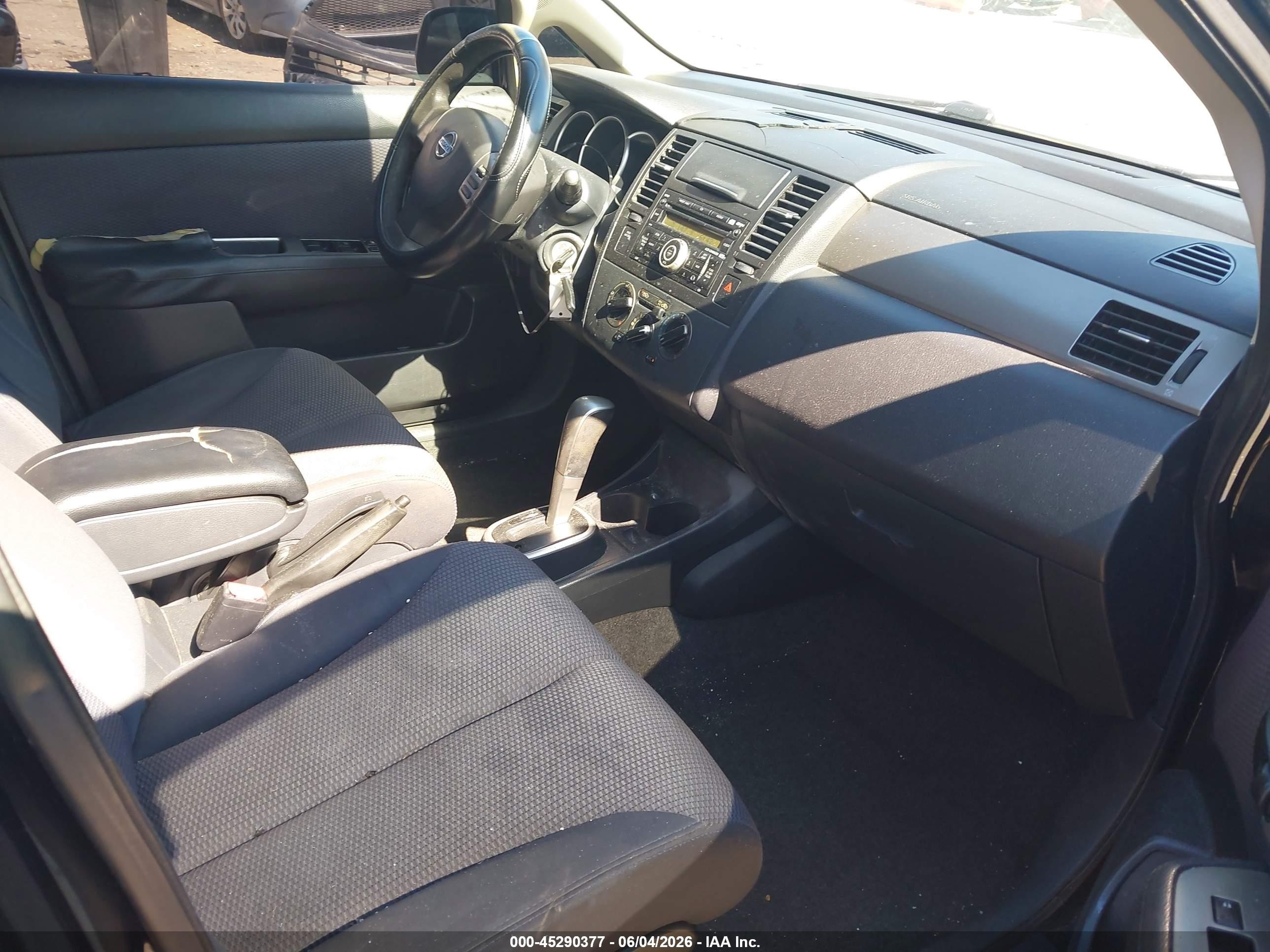 2009 Nissan Versa 1.8sl Black vin: 3N1BC13EX9L420381