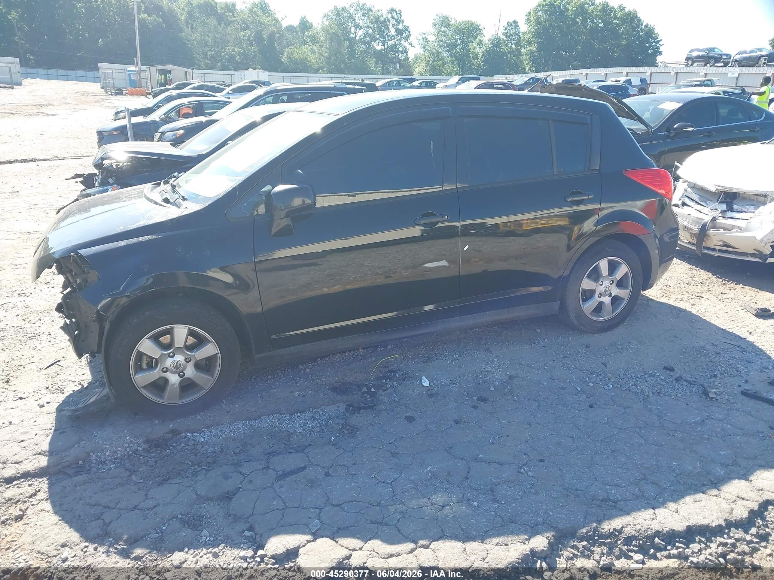 2009 Nissan Versa 1.8sl Black vin: 3N1BC13EX9L420381