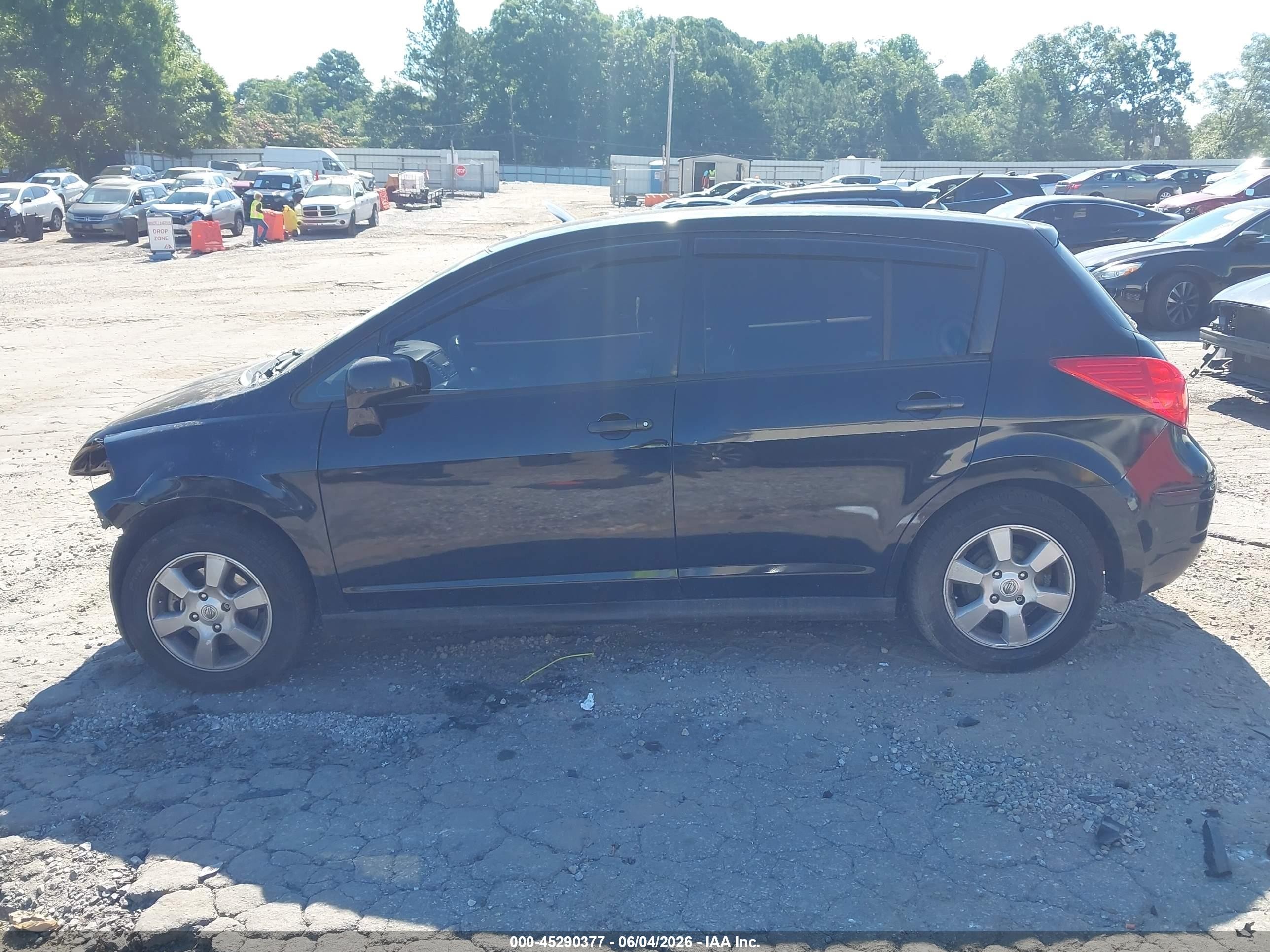 2009 Nissan Versa 1.8sl Black vin: 3N1BC13EX9L420381