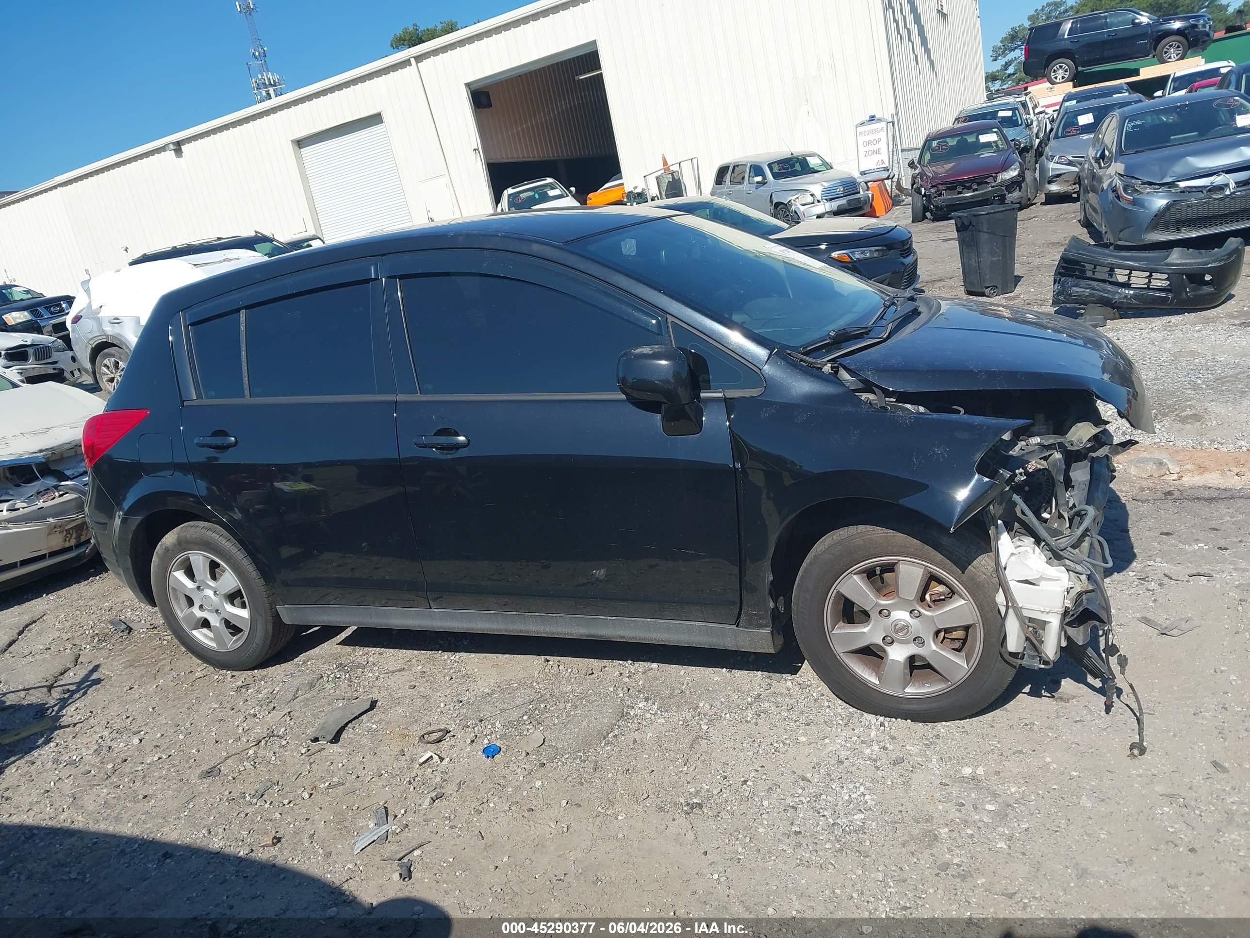 2009 Nissan Versa 1.8sl Black vin: 3N1BC13EX9L420381
