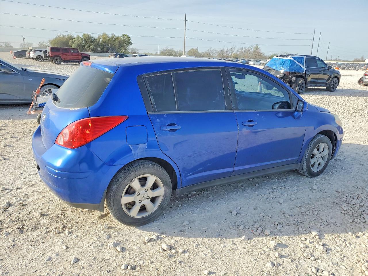 2009 Nissan Versa 1.8 S Blue vin: 3N1BC13EX9L474392