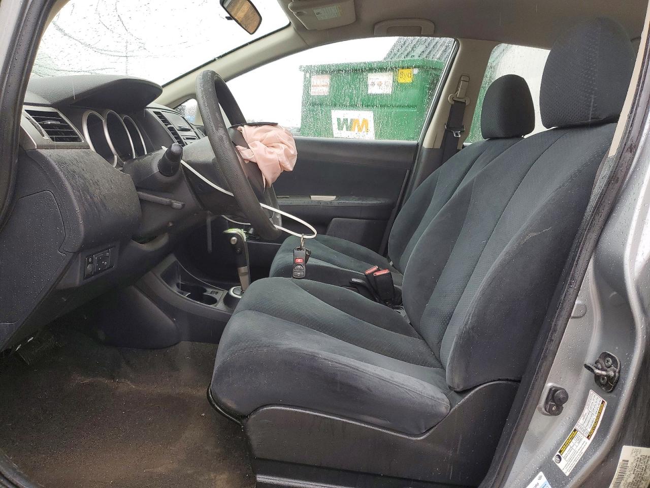 2010 Nissan Versa Серый vin: 3N1BC1AP0AL354240