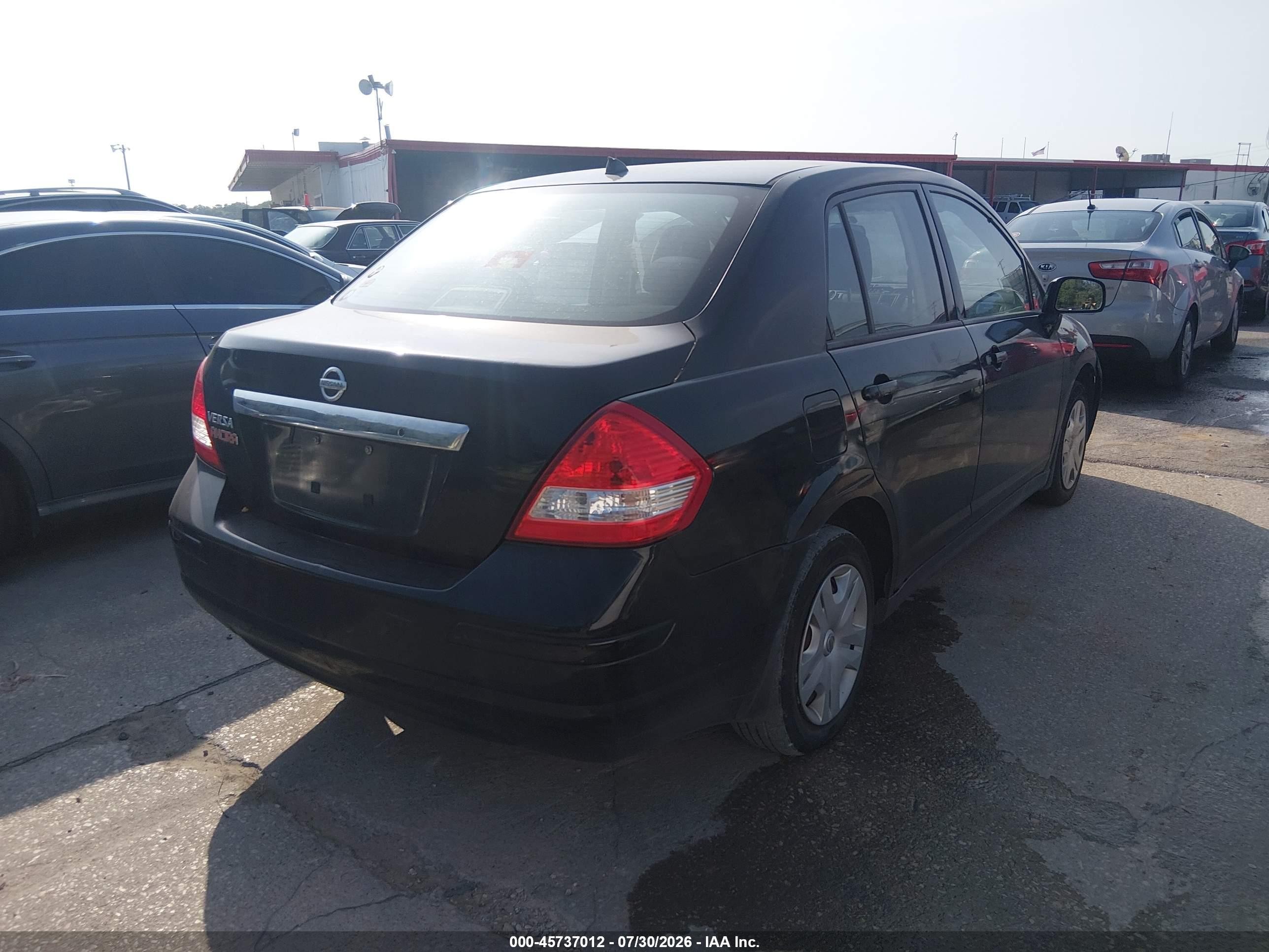 2010 Nissan Versa 1.8s Black vin: 3N1BC1AP0AL401735