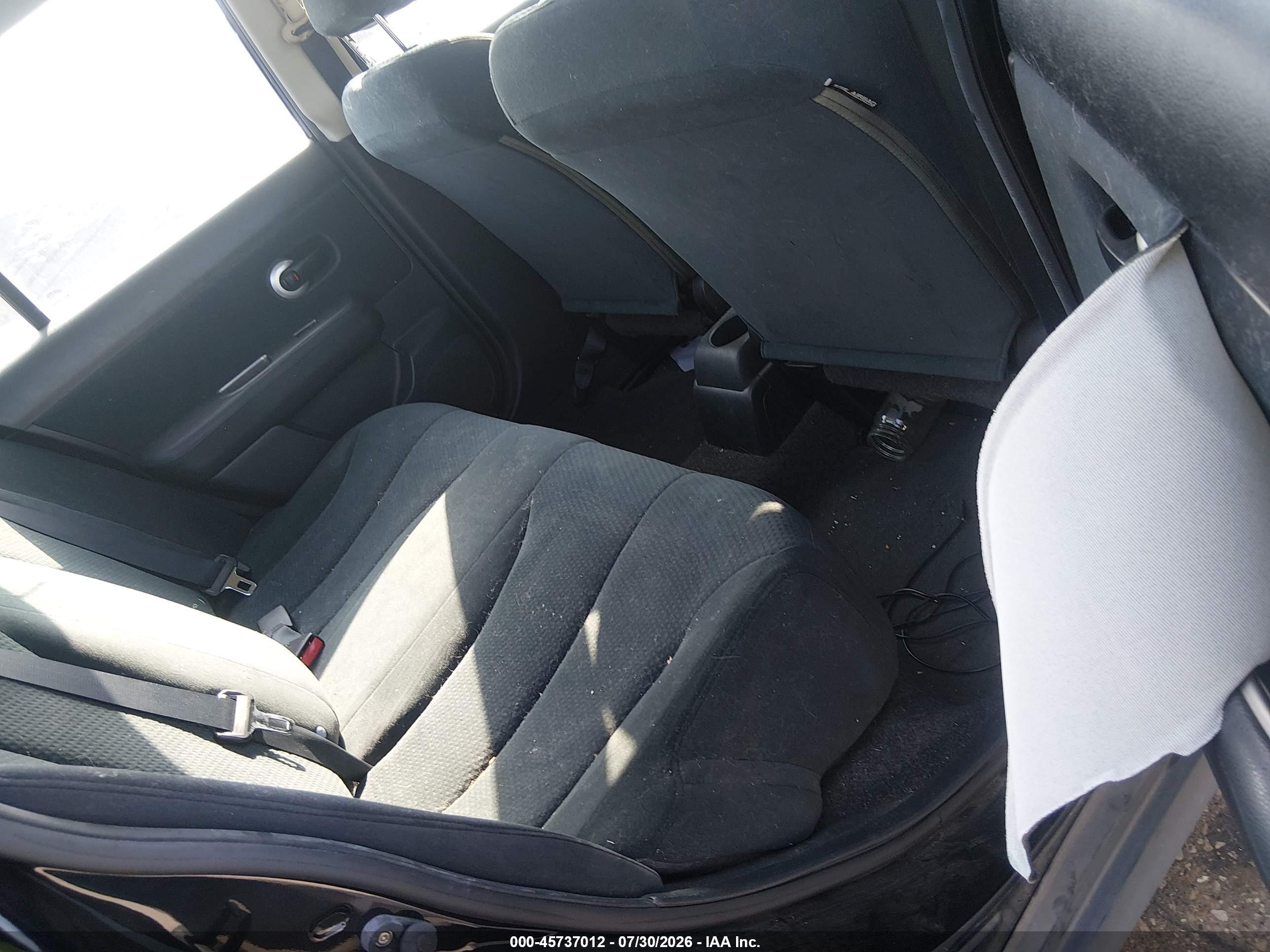 2010 Nissan Versa 1.8s Black vin: 3N1BC1AP0AL401735