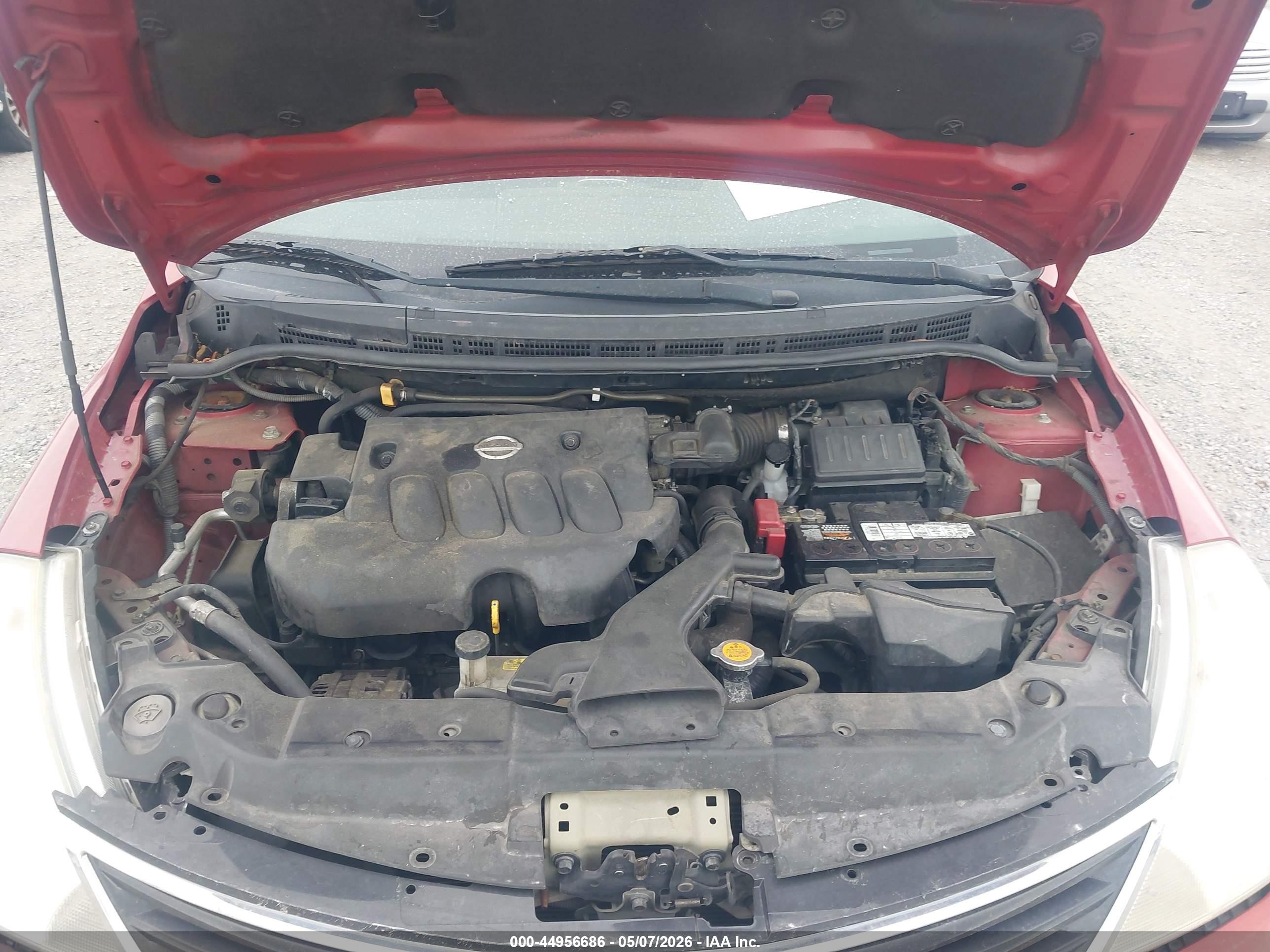 2011 Nissan Versa 1.8s Red vin: 3N1BC1AP0BL419086
