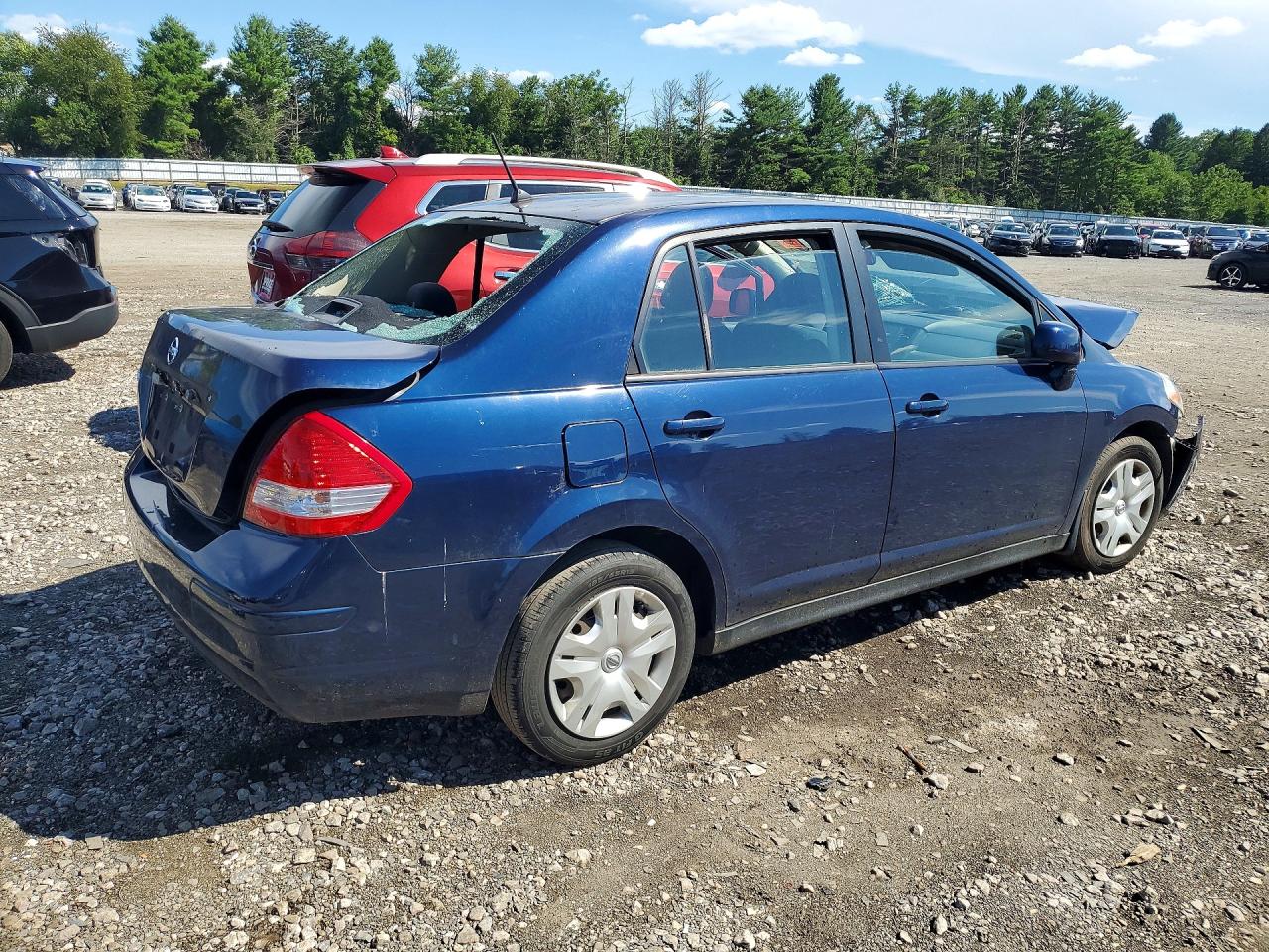 2010 Nissan Versa 1.8 S Blue vin: 3N1BC1AP2AL420402
