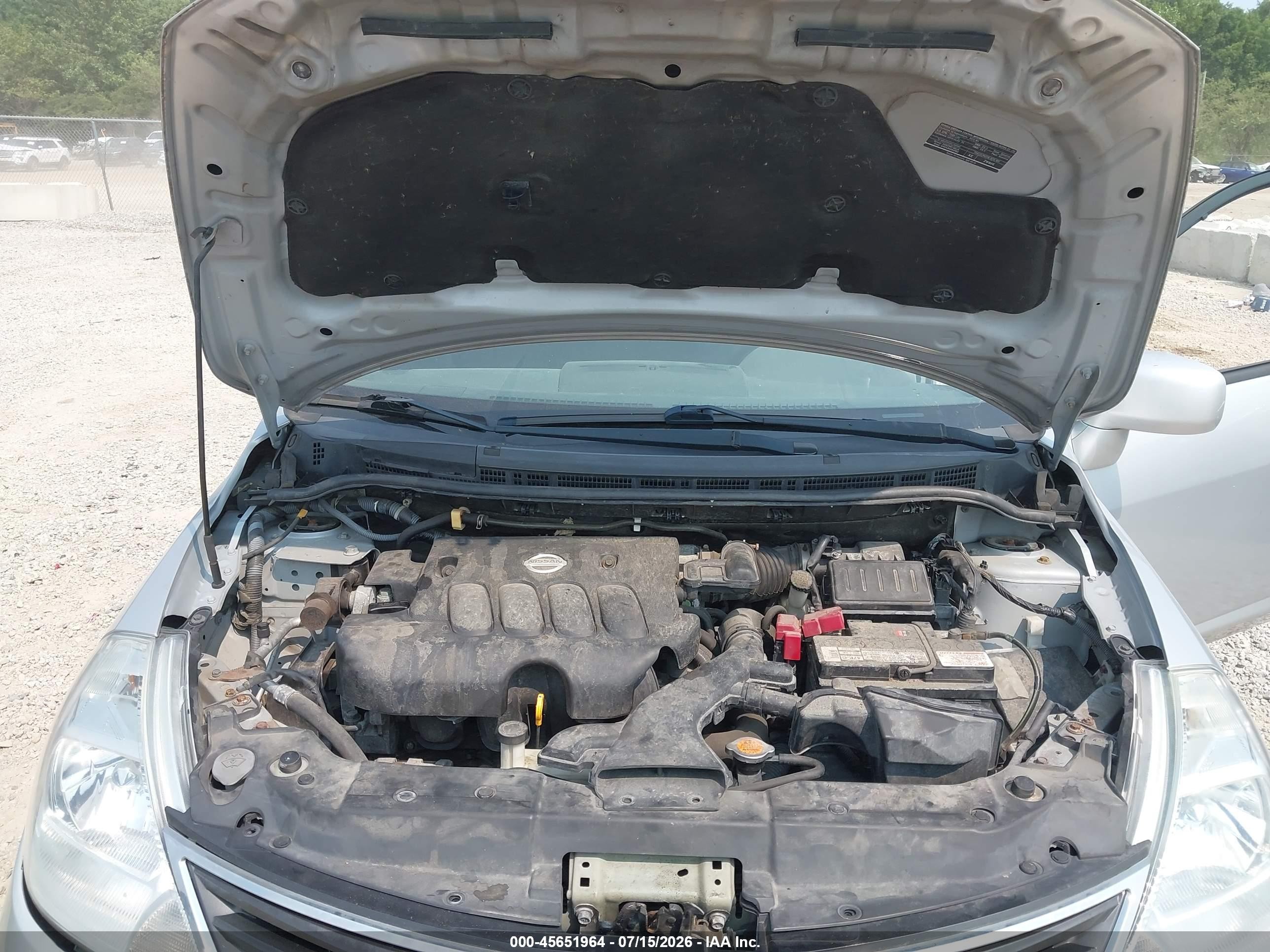 2010 Nissan Versa 1.8s Silver vin: 3N1BC1AP2AL445591
