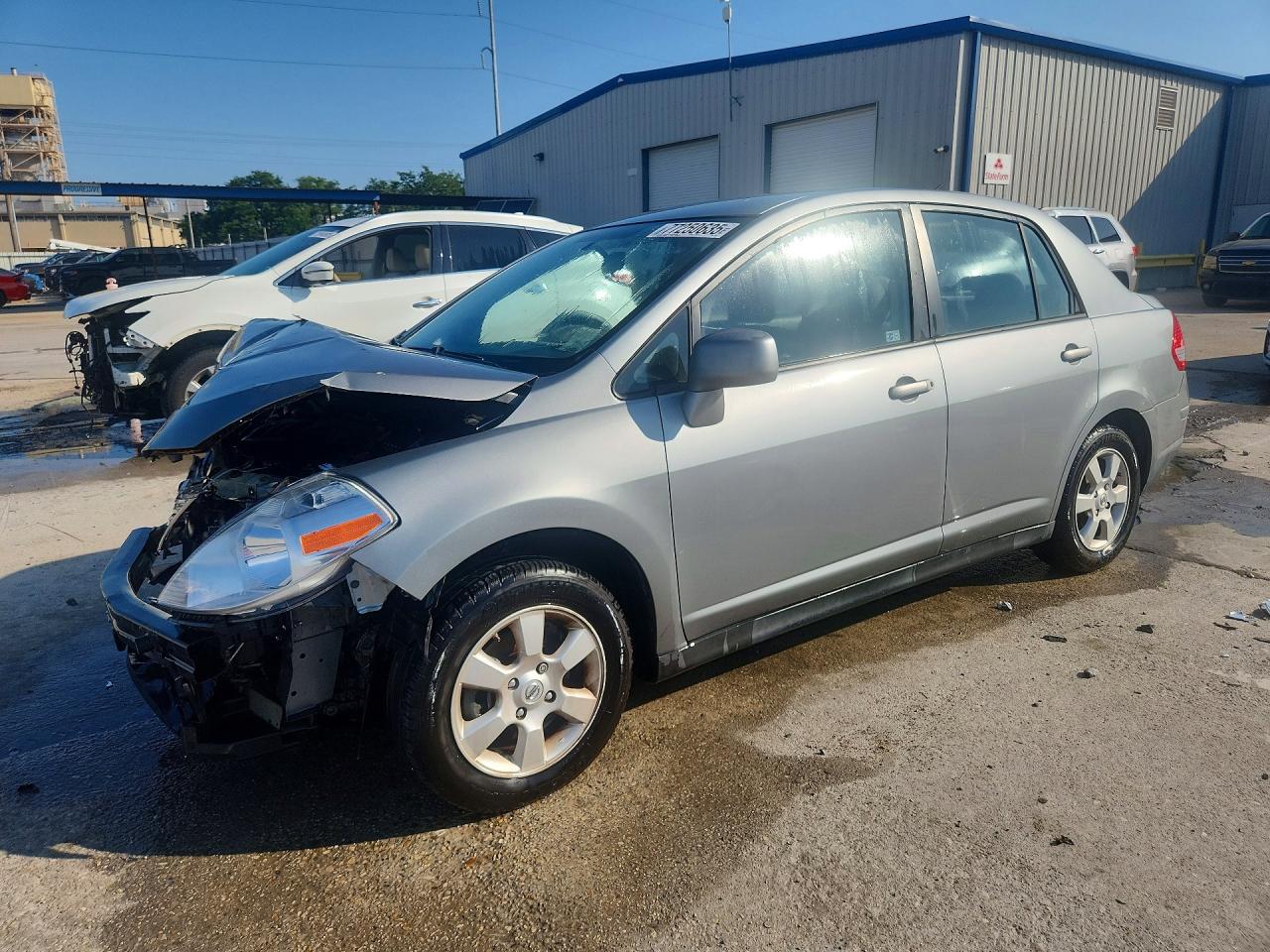 2011 Nissan Versa S Gray vin: 3N1BC1AP2BL421776
