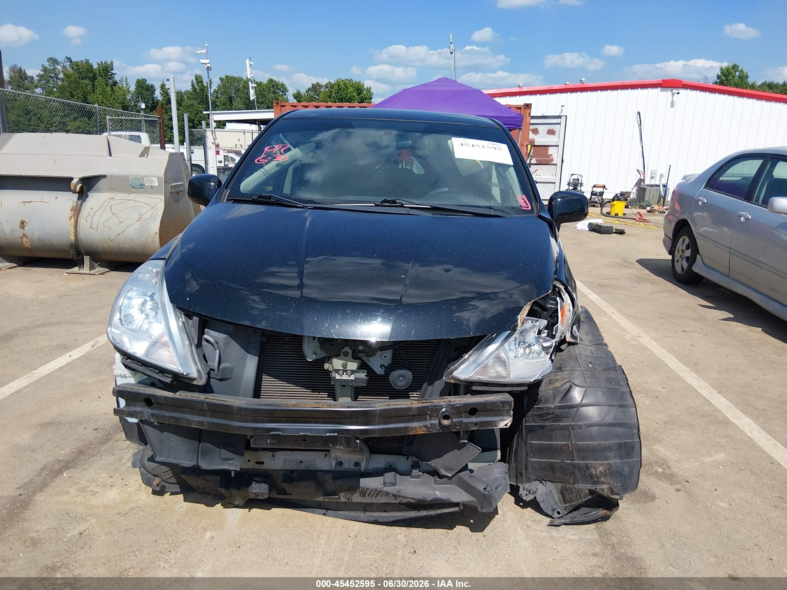 2011 Nissan Versa 1.8s Black vin: 3N1BC1AP2BL432177
