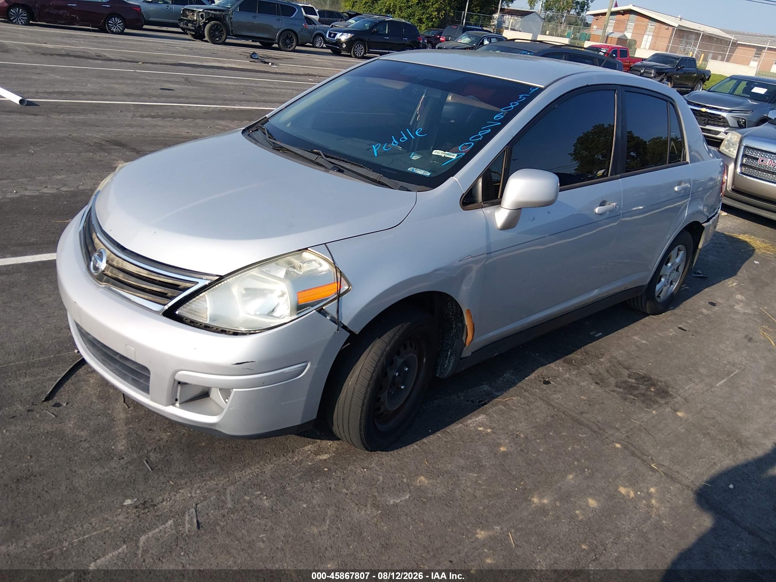 2011 Nissan Versa 1.8sl Silver vin: 3N1BC1AP3BL377979