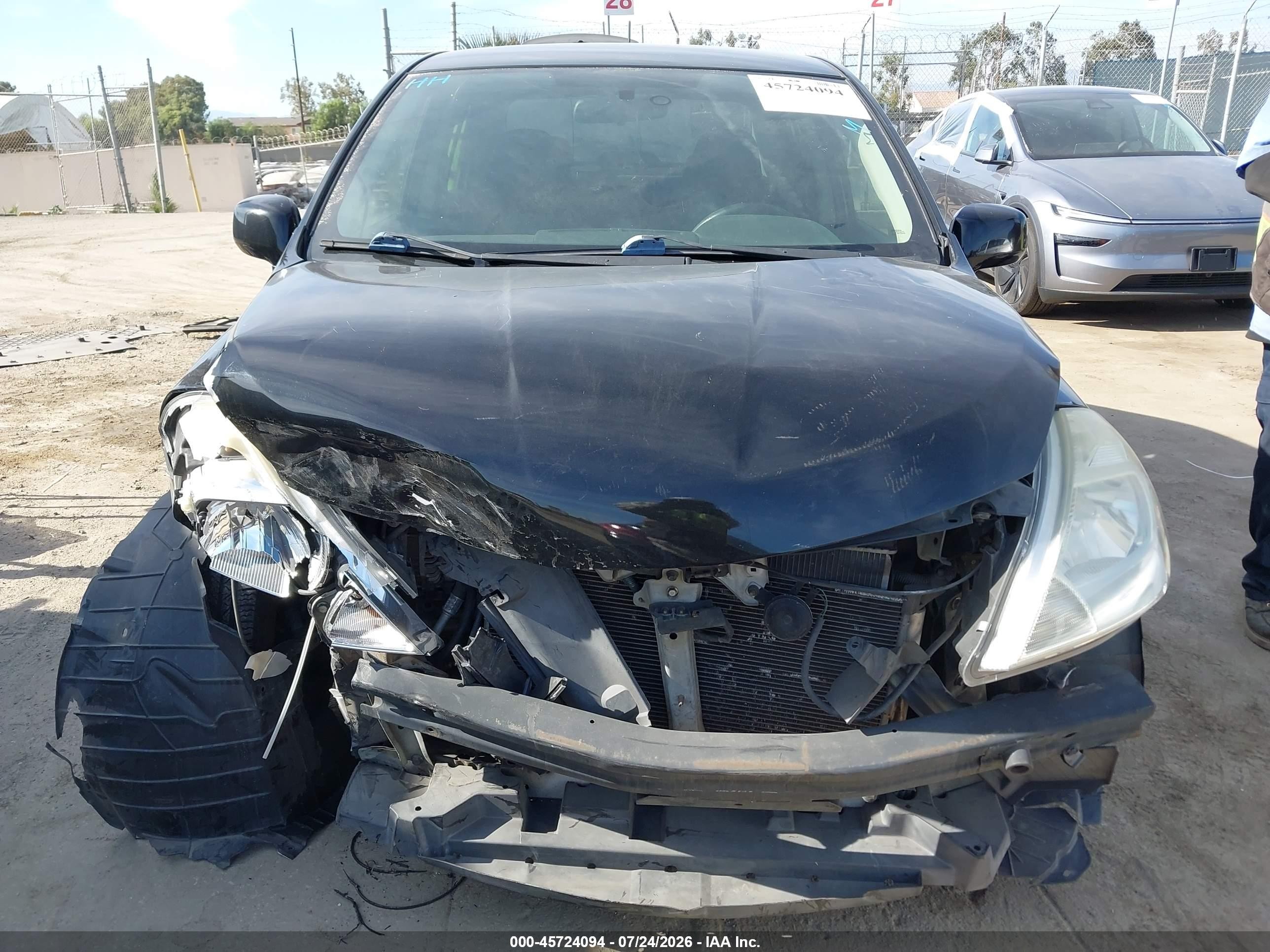 2010 Nissan Versa 1.8s Black vin: 3N1BC1AP4AL362146
