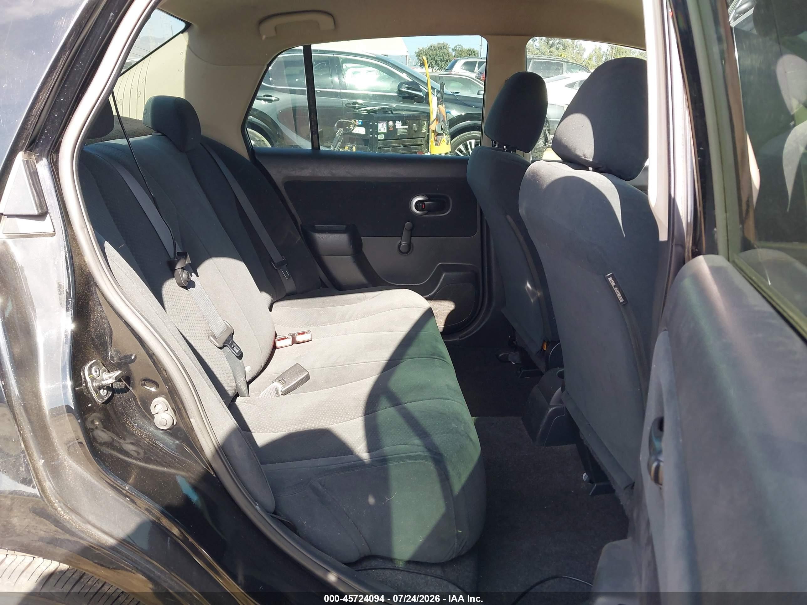 2010 Nissan Versa 1.8s Black vin: 3N1BC1AP4AL362146
