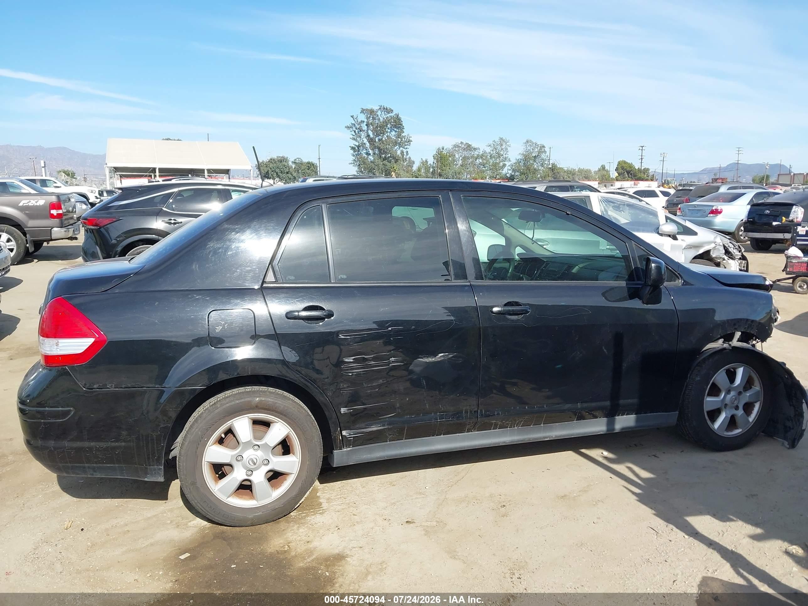 2010 Nissan Versa 1.8s Black vin: 3N1BC1AP4AL362146