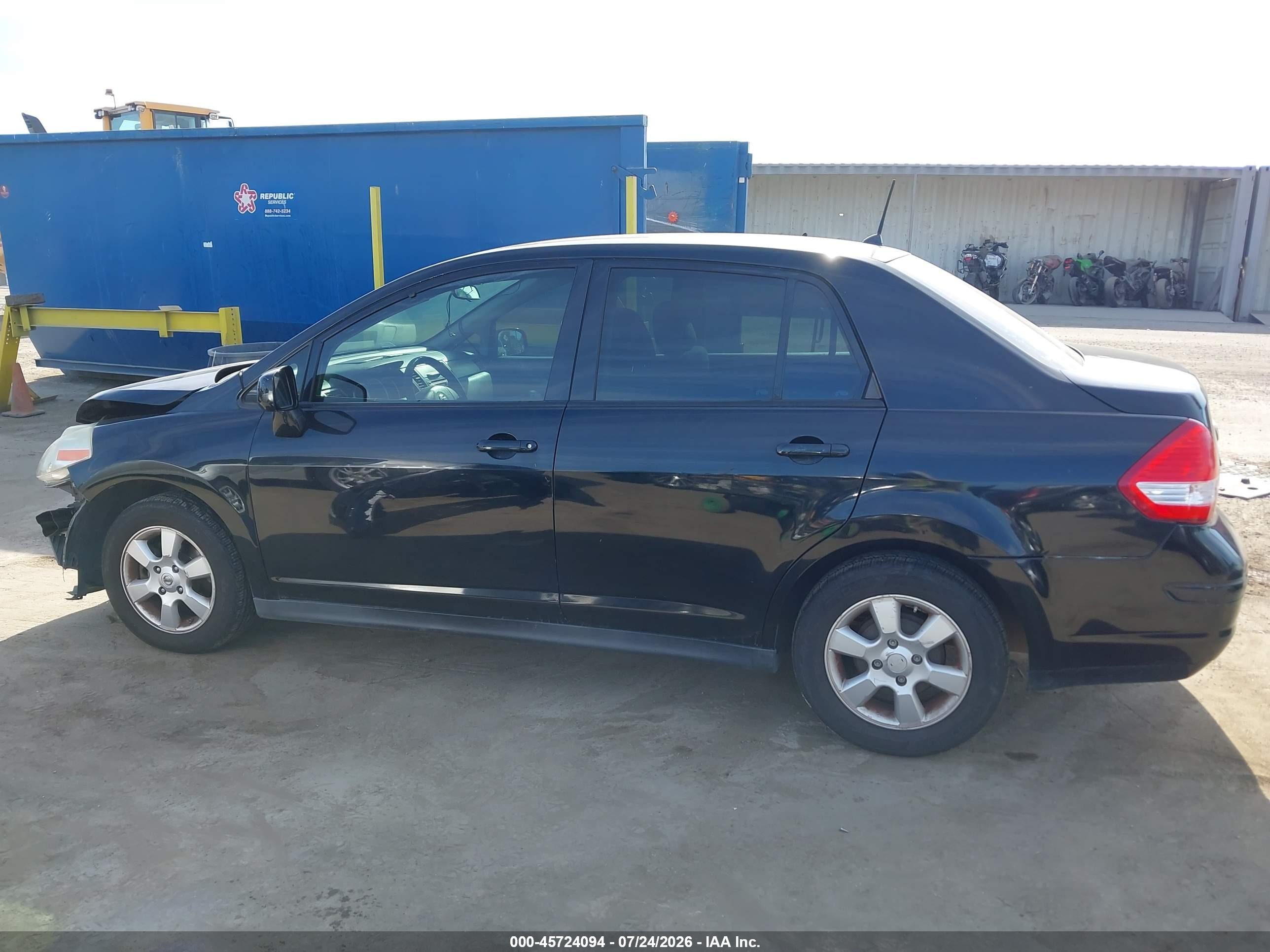 2010 Nissan Versa 1.8s Black vin: 3N1BC1AP4AL362146