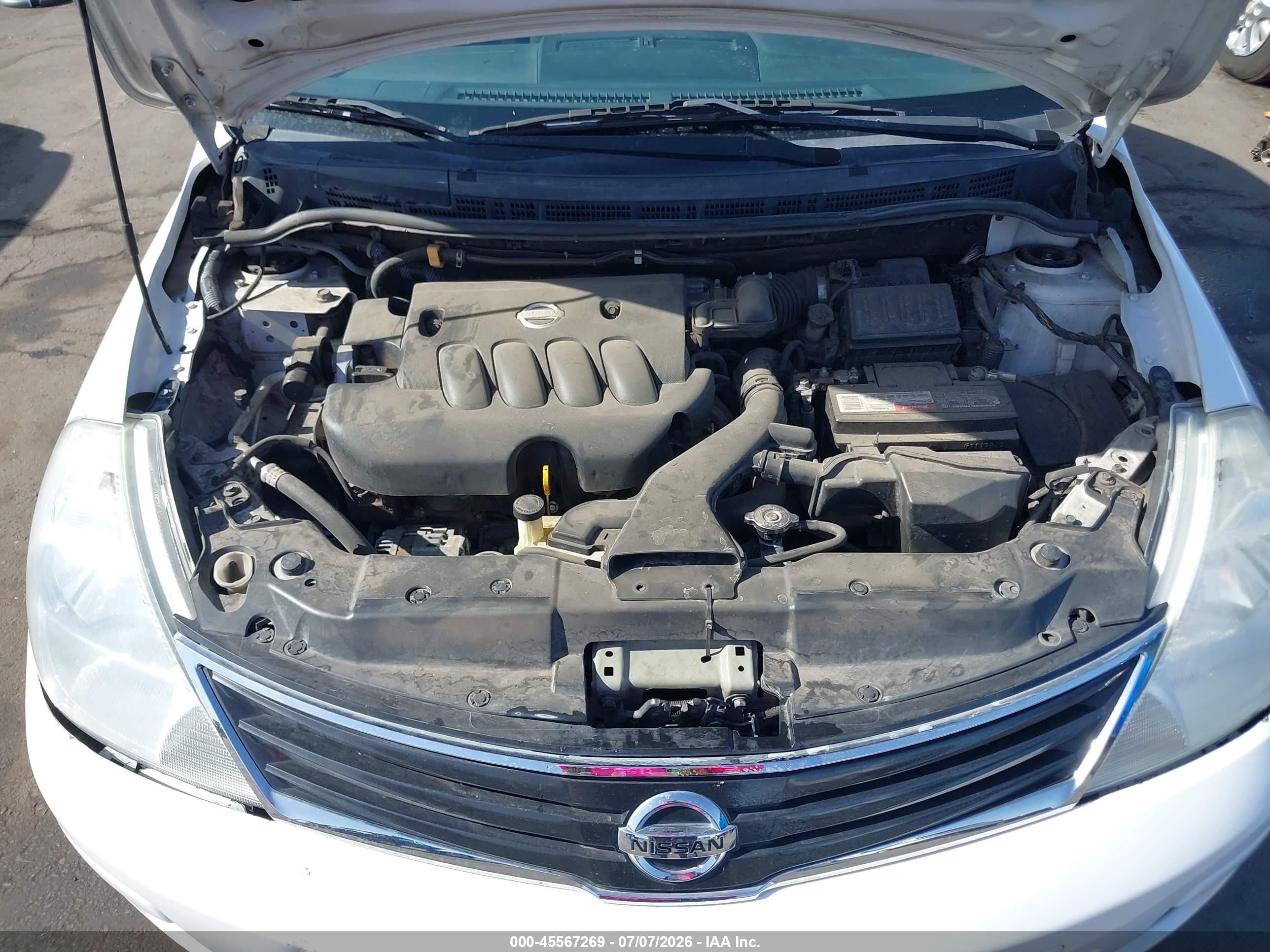 2011 Nissan Versa 1.8s White vin: 3N1BC1AP4BL449630