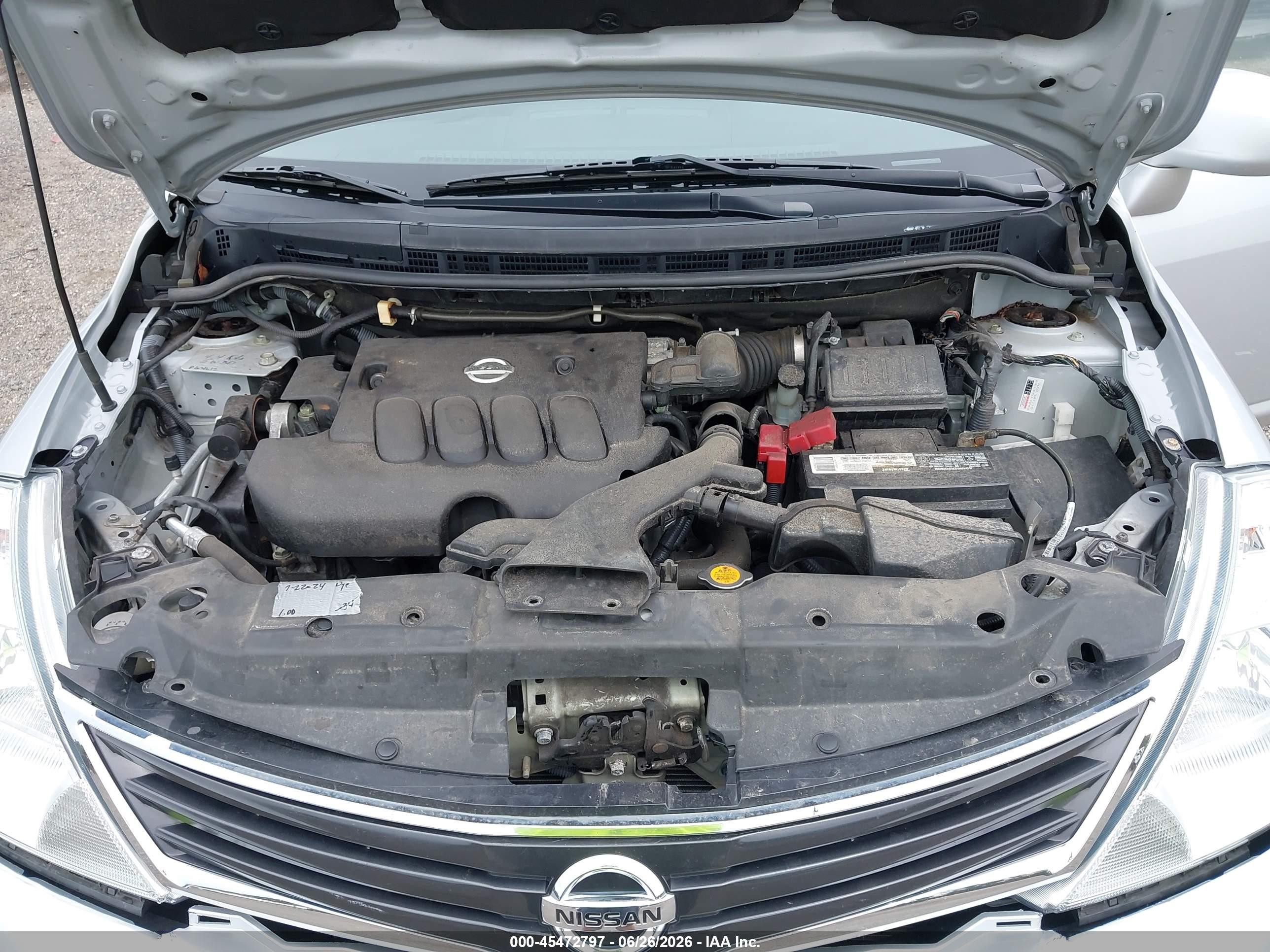 2010 Nissan Versa 1.8s Silver vin: 3N1BC1AP5AL379960