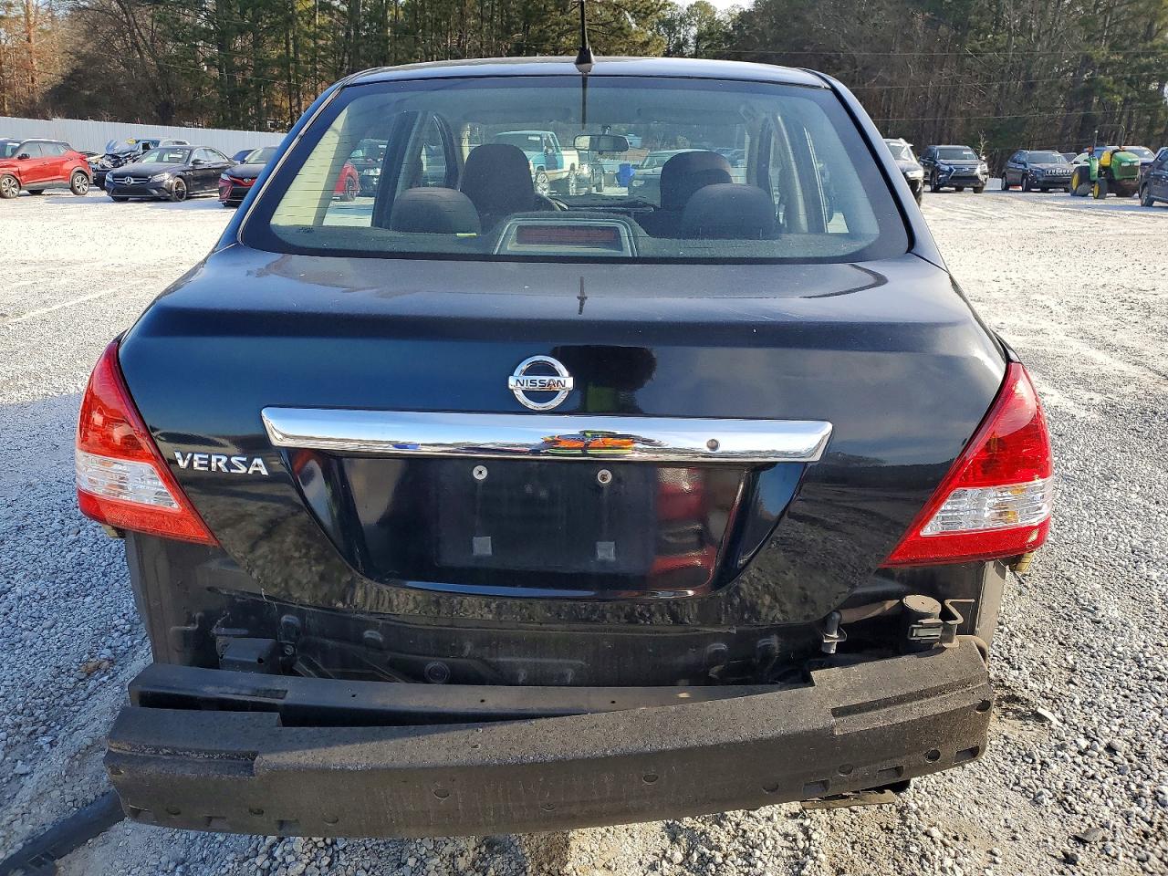 2011 Nissan Versa S Black vin: 3N1BC1AP5BL424218