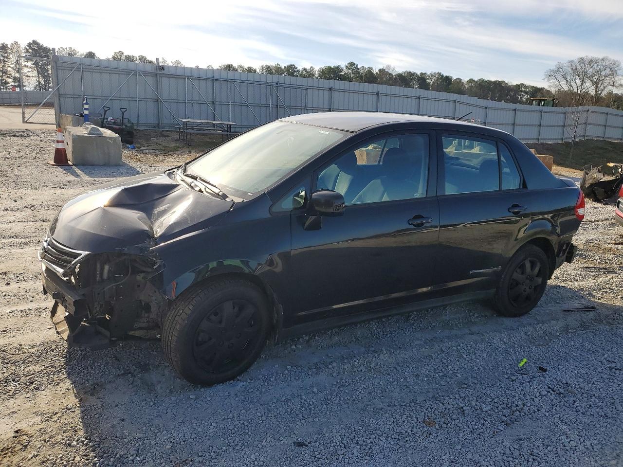 2011 Nissan Versa S Black vin: 3N1BC1AP5BL424218