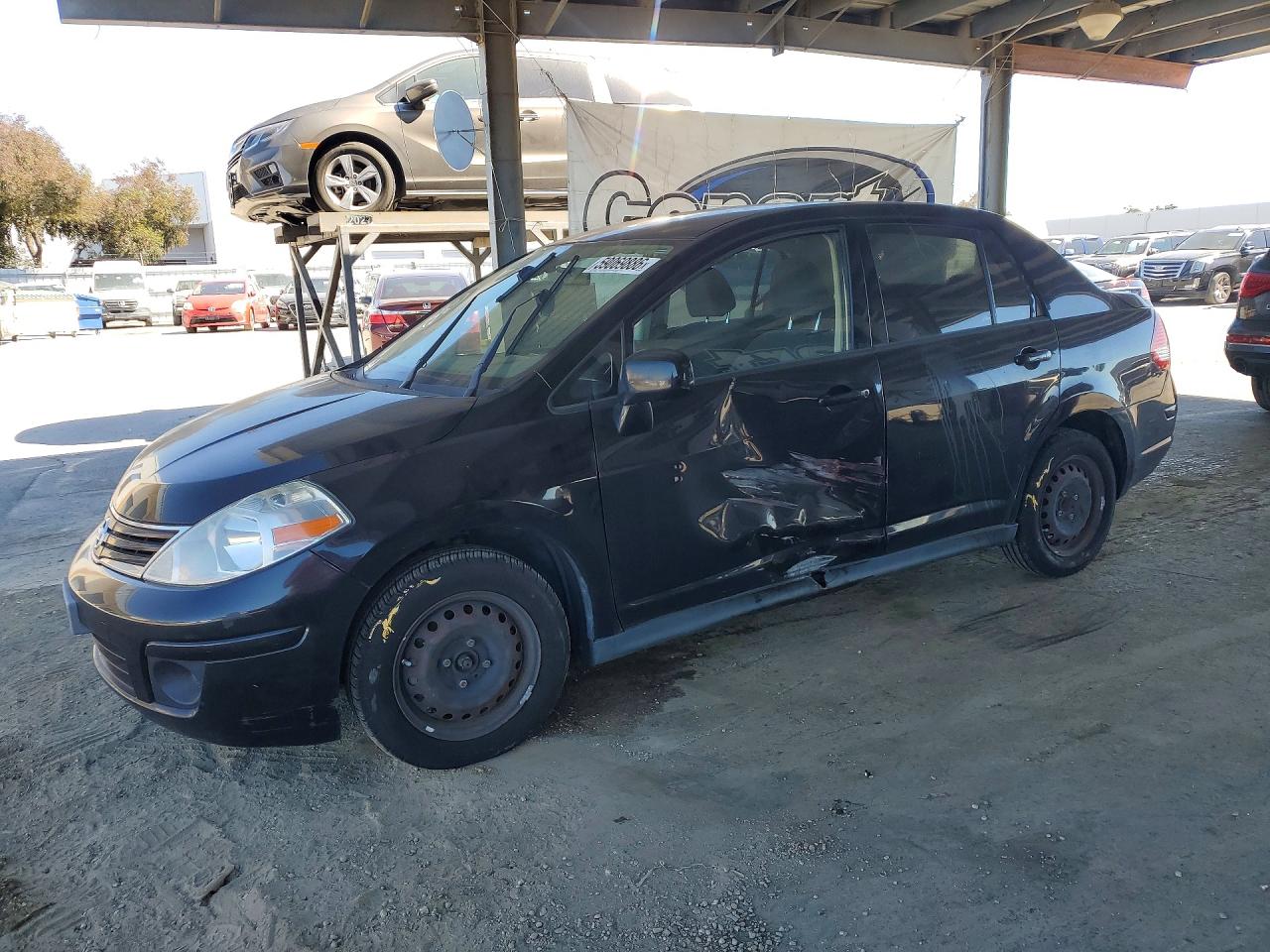 2011 Nissan Versa 1.8 S Black vin: 3N1BC1AP5BL446851