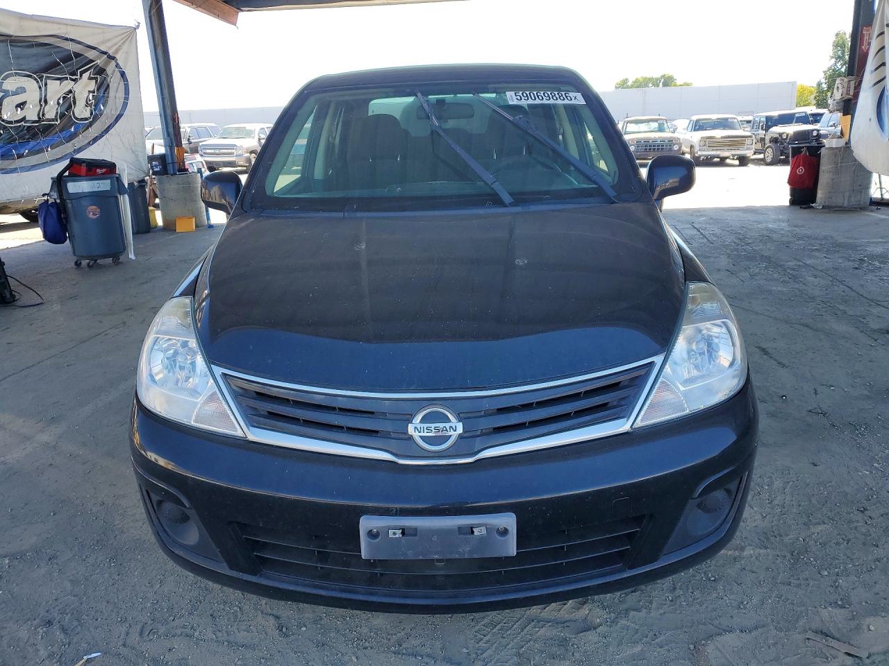 2011 Nissan Versa 1.8 S Black vin: 3N1BC1AP5BL446851