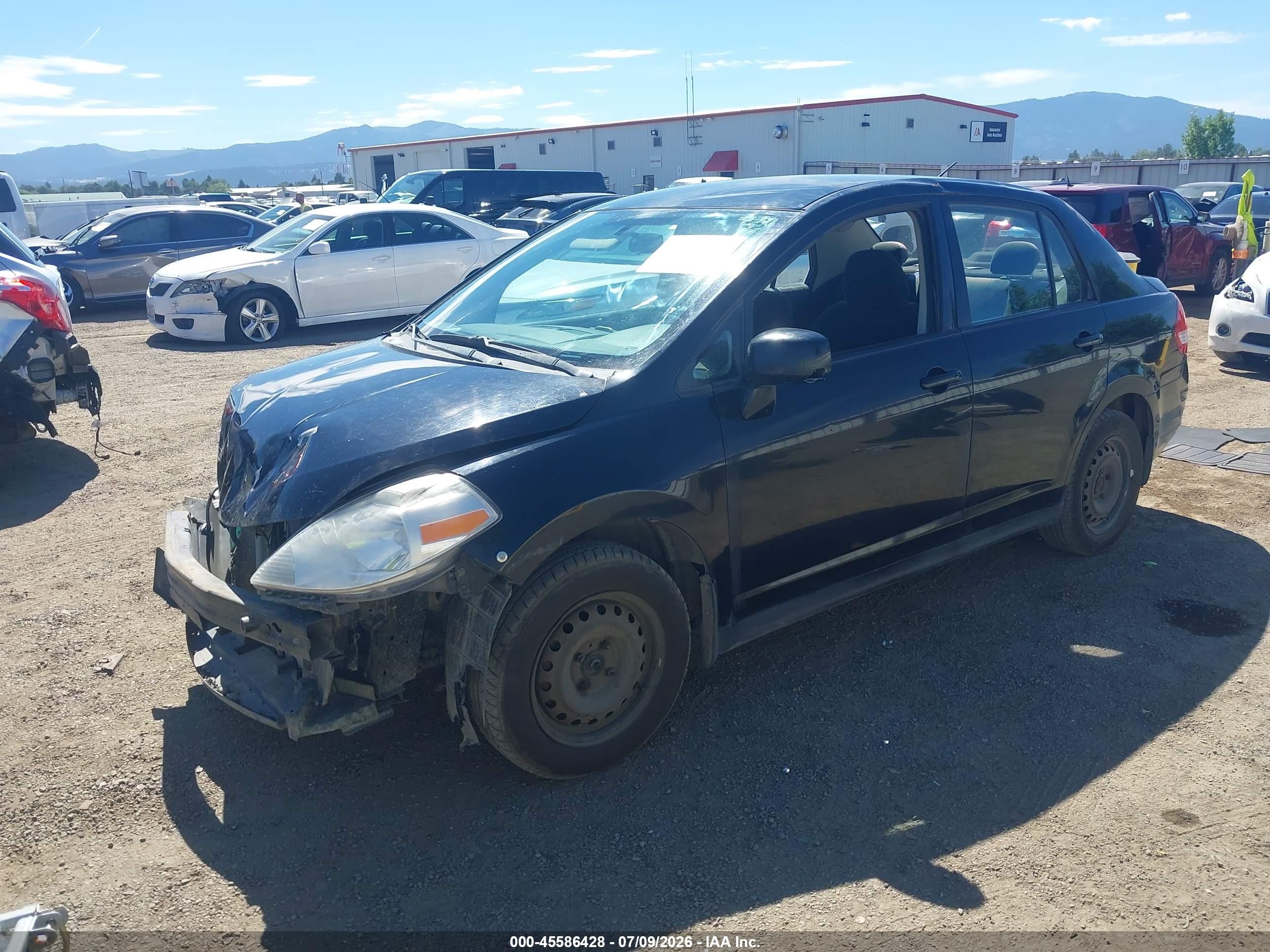 2011 Nissan Versa 1.8s Black vin: 3N1BC1AP5BL459146