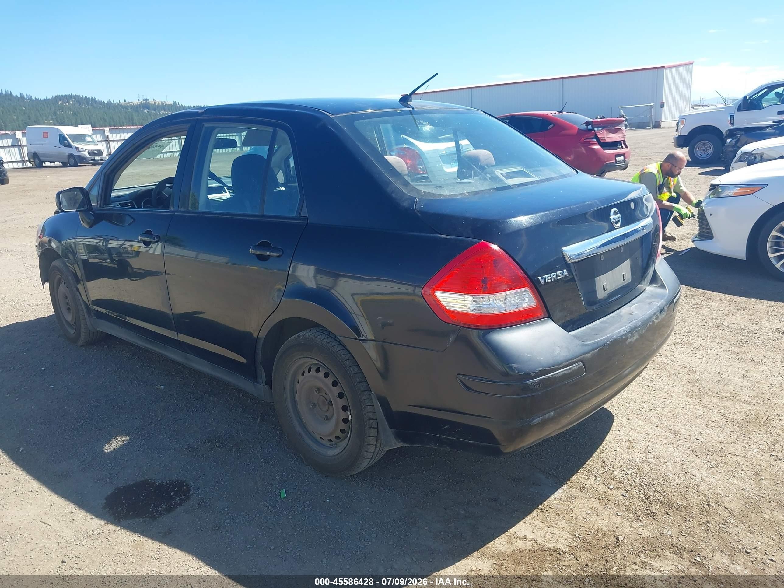 2011 Nissan Versa 1.8s Black vin: 3N1BC1AP5BL459146