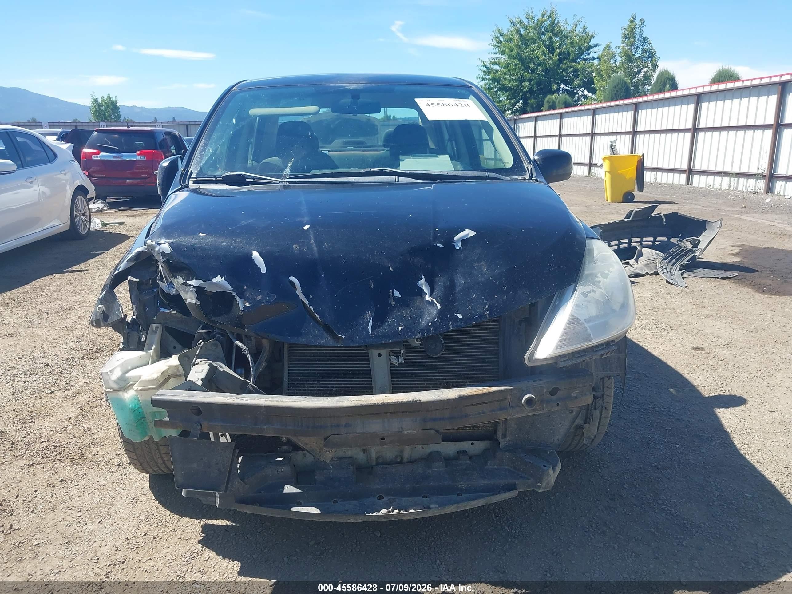 2011 Nissan Versa 1.8s Black vin: 3N1BC1AP5BL459146