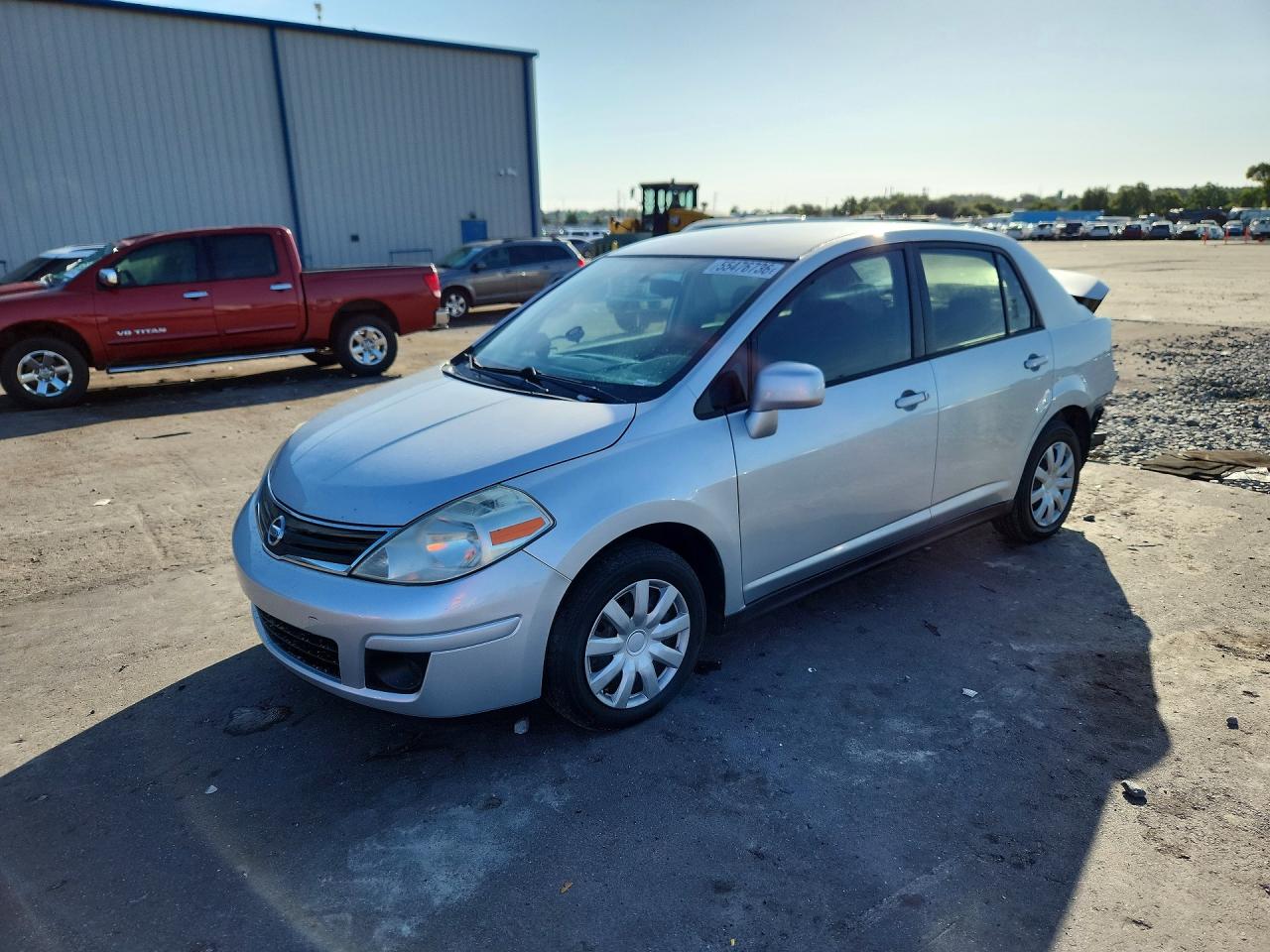 2011 Nissan Versa 1.8 S Silver vin: 3N1BC1AP5BL478215
