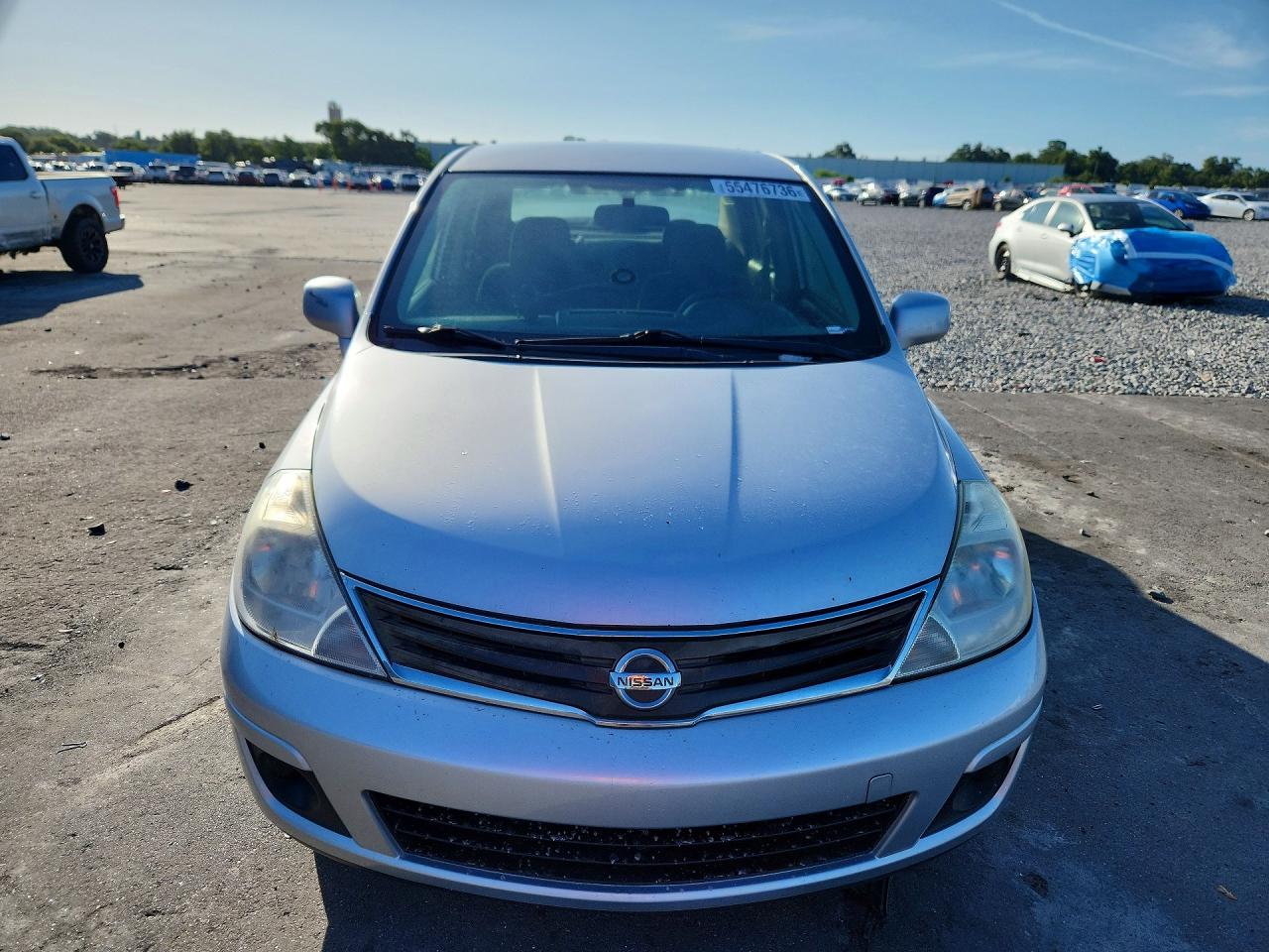2011 Nissan Versa 1.8 S Silver vin: 3N1BC1AP5BL478215