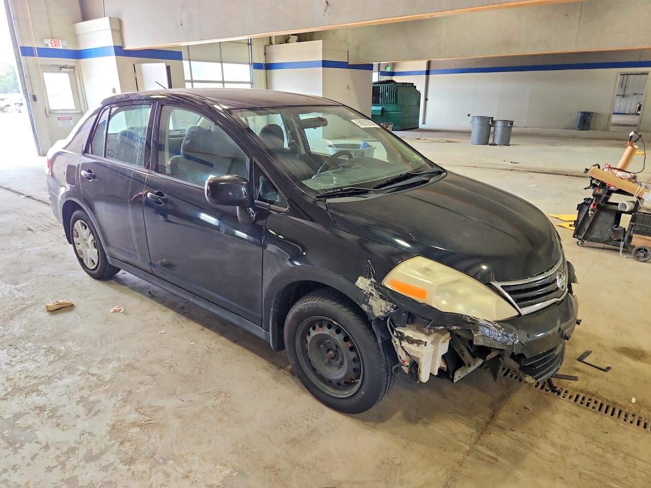 2011 Nissan Versa 1.8 S Black vin: 3N1BC1AP6BL408237
