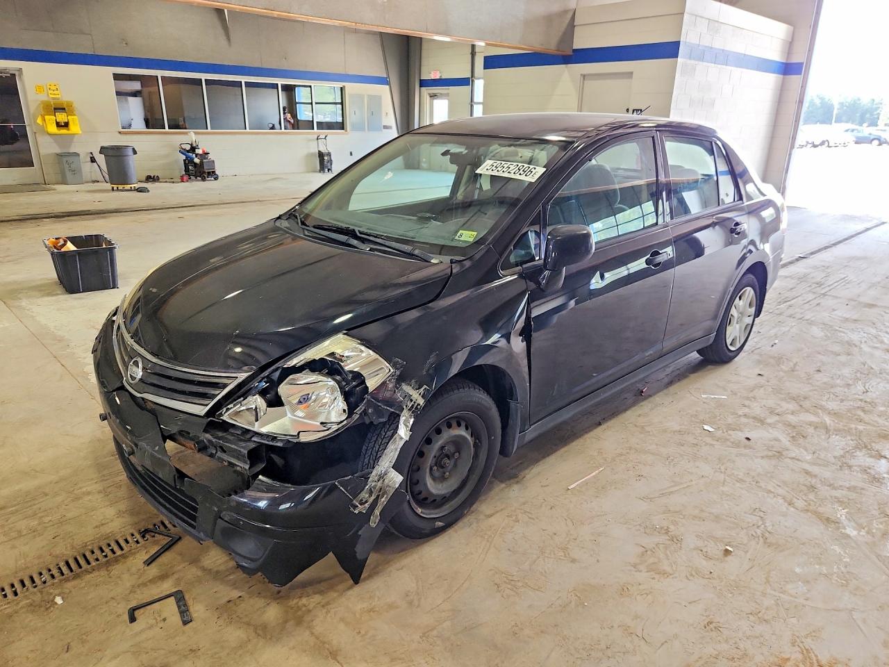 2011 Nissan Versa 1.8 S Black vin: 3N1BC1AP6BL408237